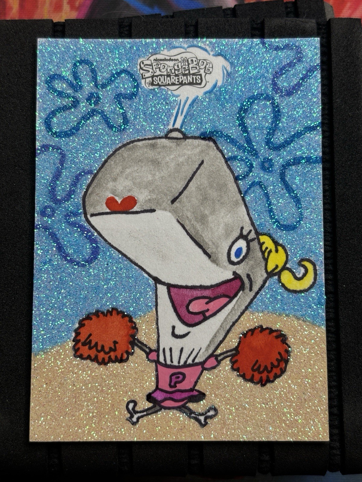 Topps 2025 Chrome SpongeBob 25th Pearl Sketch 1/1 Auto Jasmine Contois Topps 2025 Chrome SpongeBob 25th Pearl Sketch 1/1 Auto Jasmine Contois