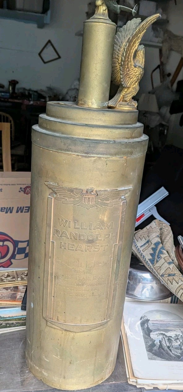William Randolph Hearst Winner Light Plane Race 1941 Trophy