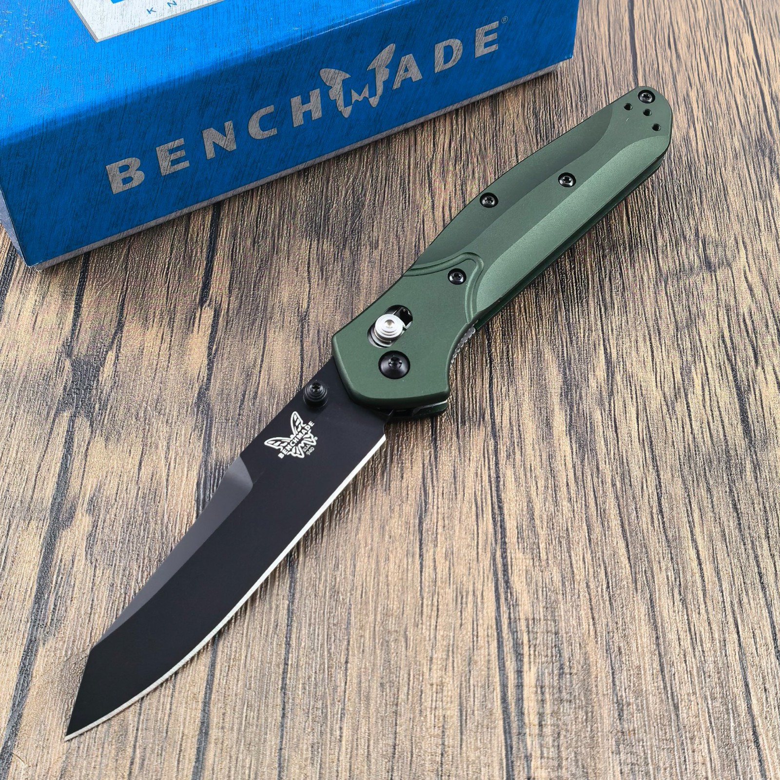 NEW Benchmade 940BK Osborne AXIS Lock Knife Green (3.4\