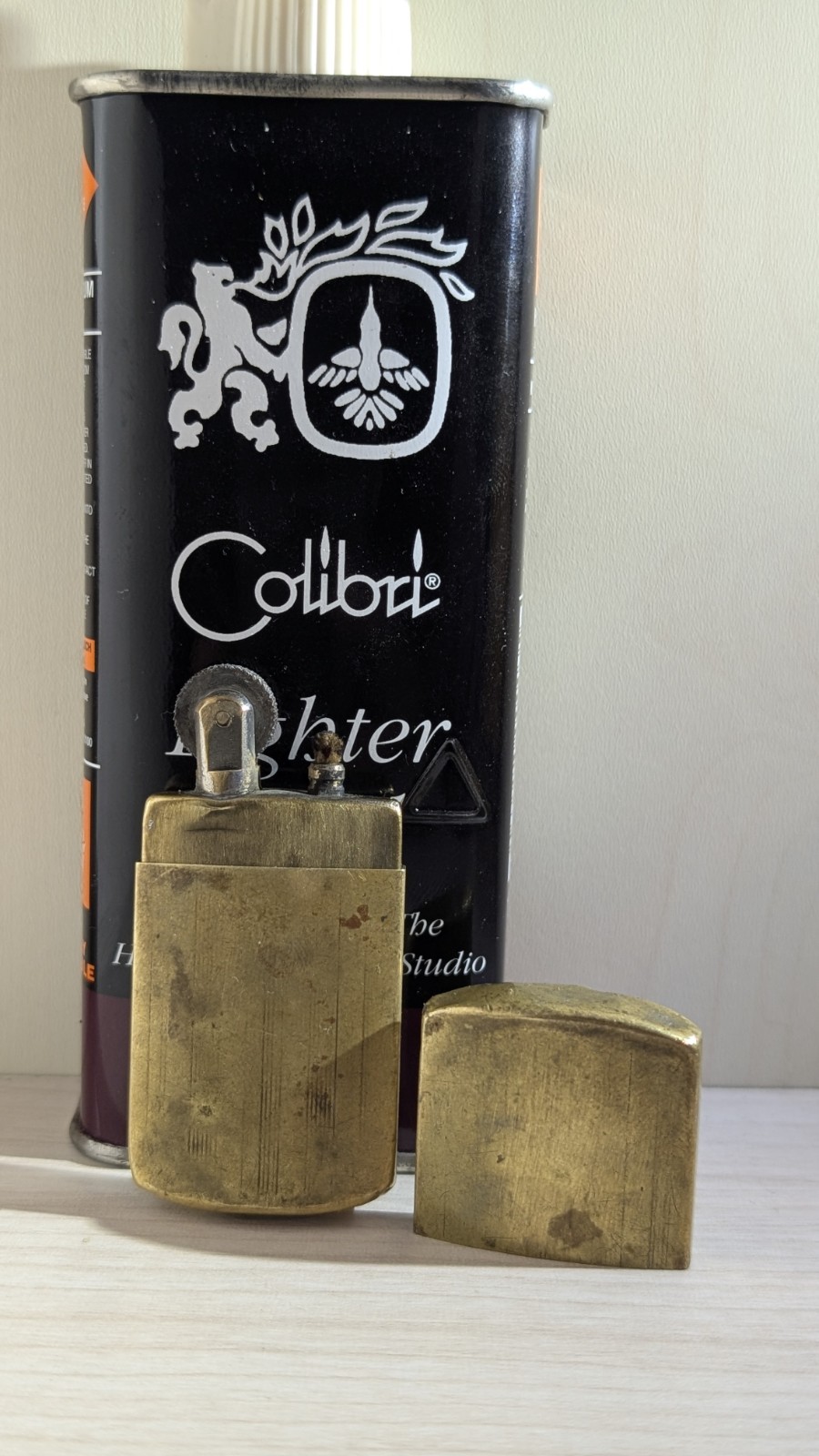 Vintage 1930s WWII Trench Style Brass Petrol Lighter Fully Working Vintage 1930s WWII Trench Style Brass Petrol Lighter Fully Working