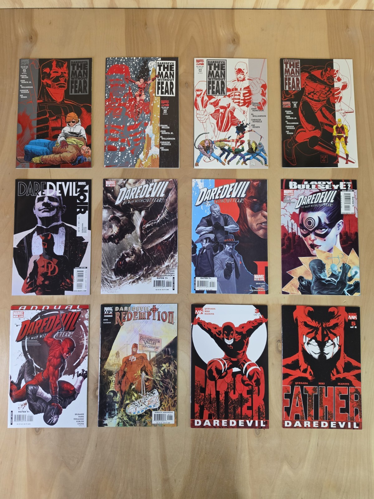 Daredevil Comic Lot Mixed Lot 12 Comics