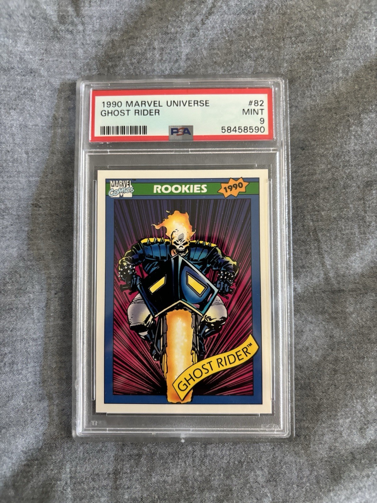 1990 Marvel Universe Ghost Rider PSA 9 1990 Marvel Universe Ghost Rider PSA 9
