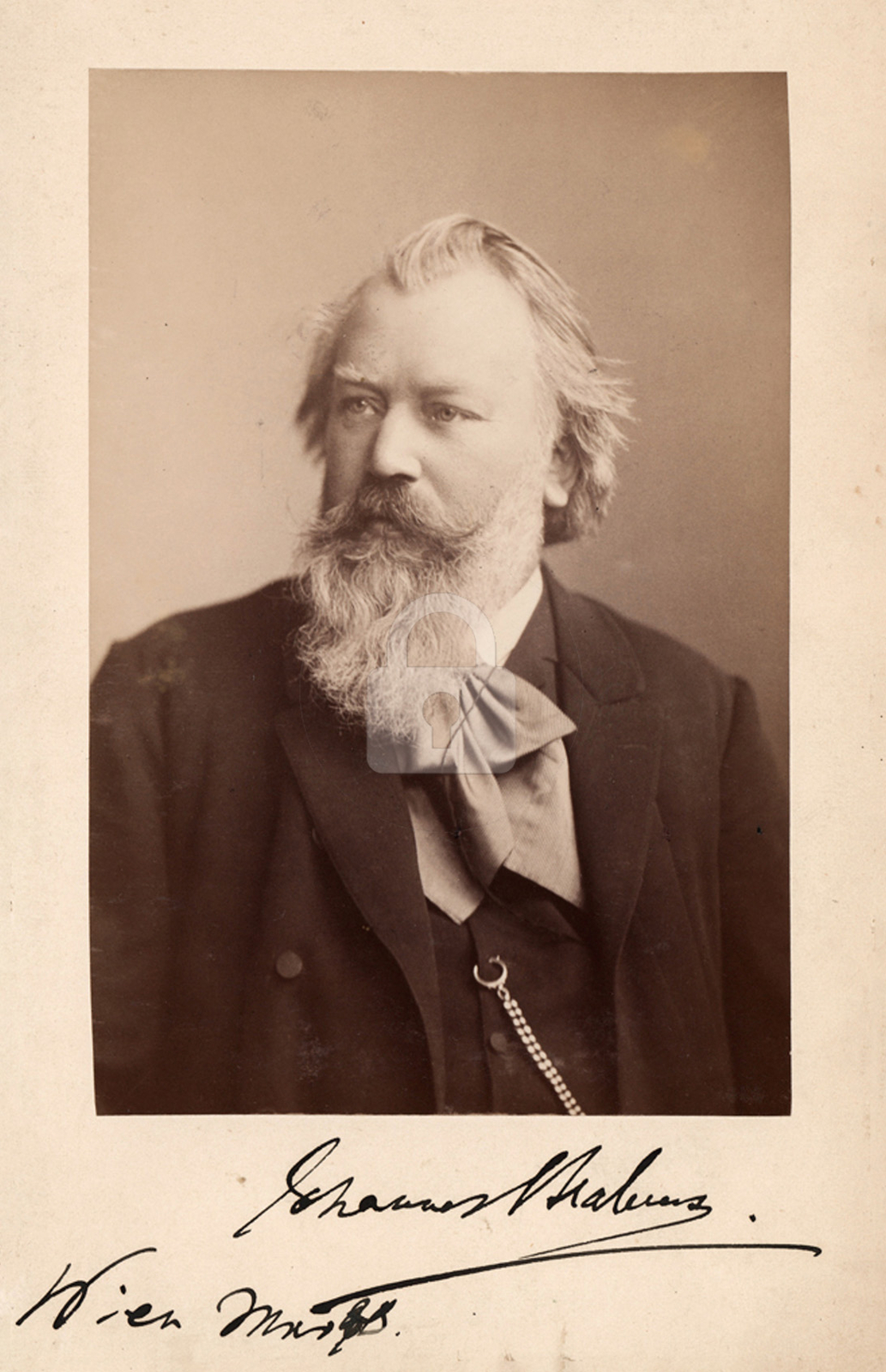 Johannes Brahms Signed Autograph RPPC Photo Postcard COPY Johannes Brahms Signed Autograph RPPC Photo Postcard COPY
