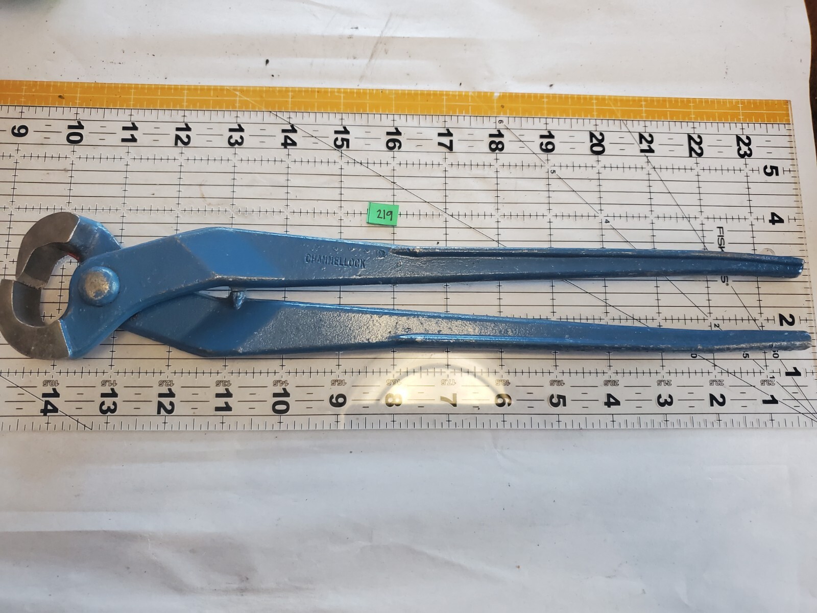 Vintage Channellock End Nippers Edge Cutting Forging Tongs Blacksmith NICE