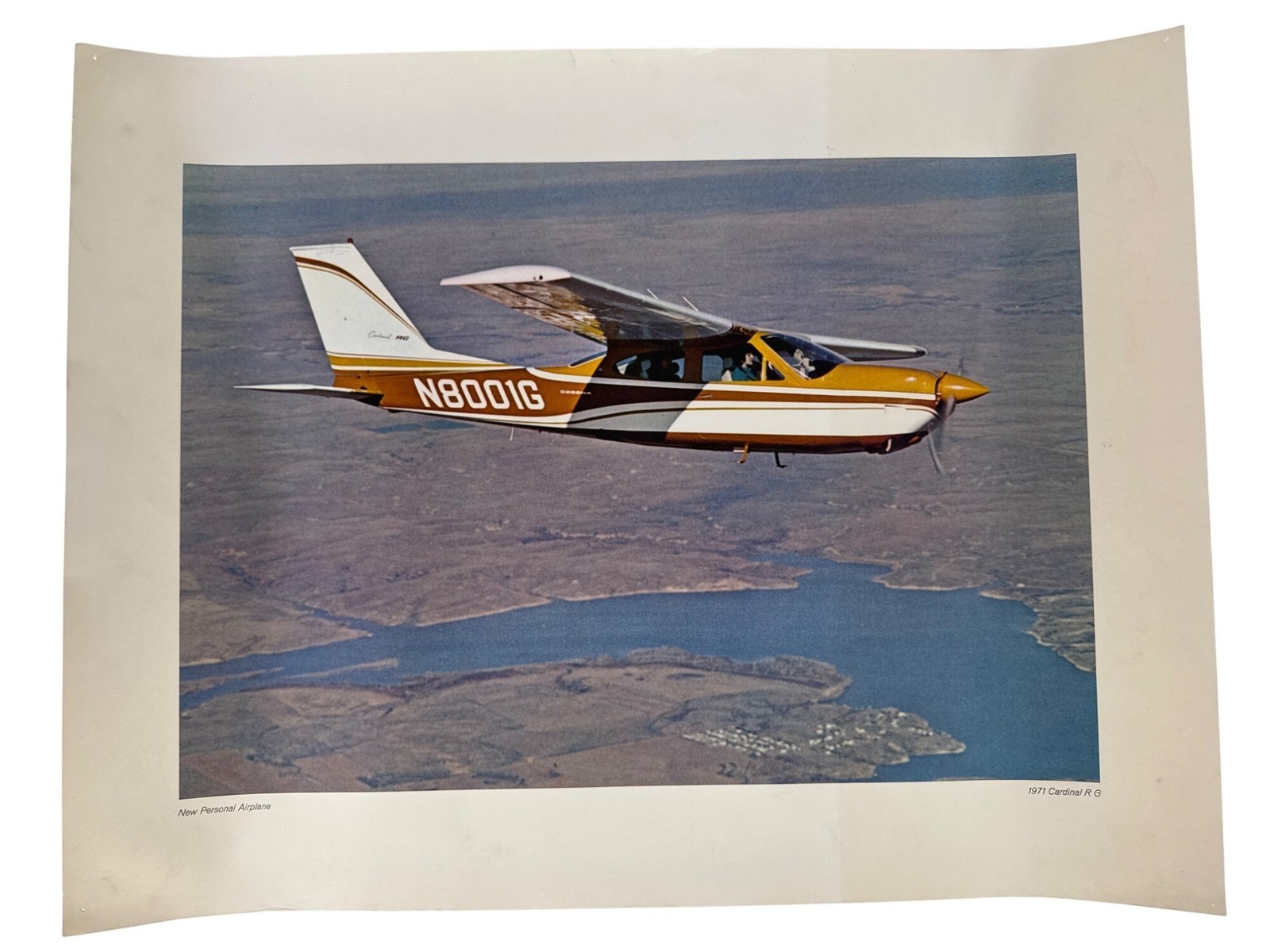Vintage 1971 Cessna 177RG Airplane Print 22 Vintage 1971 Cessna 177RG Airplane Print 22