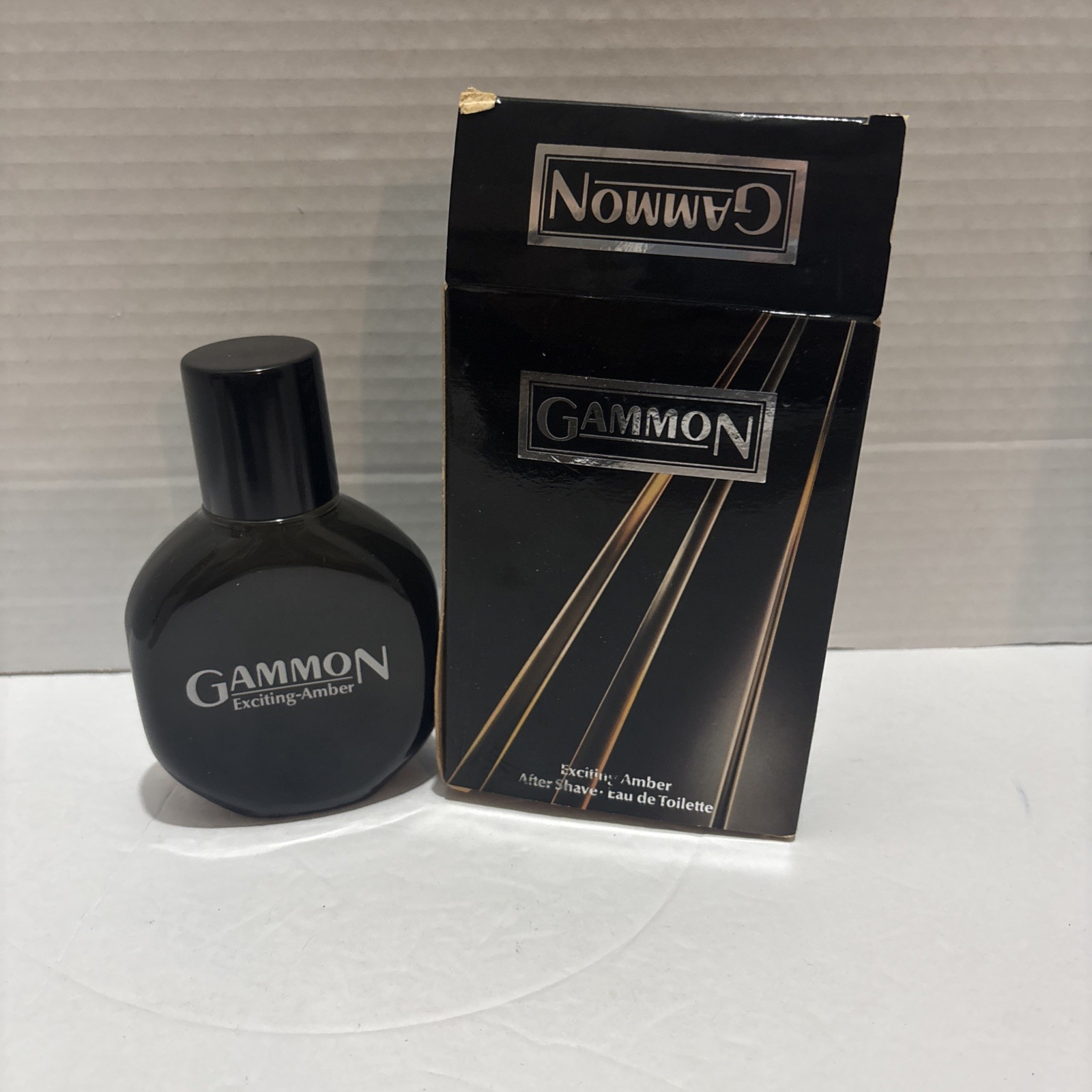 Vintage 80s New In Box Gammon Exiting Amber After Shave 100ml. Eau De Toilette