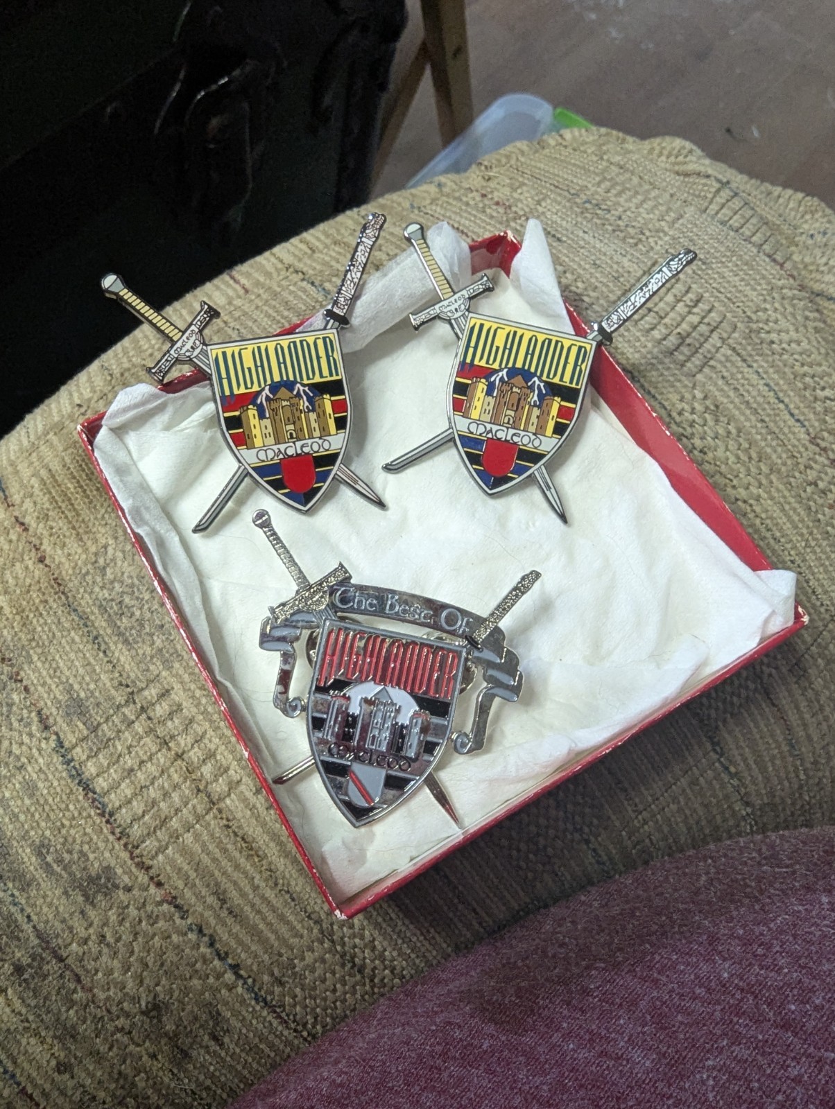 Vintage Highlander Pins Lot of 3 Excellent Condition Vintage Highlander Pins Lot of 3 Excellent Condition