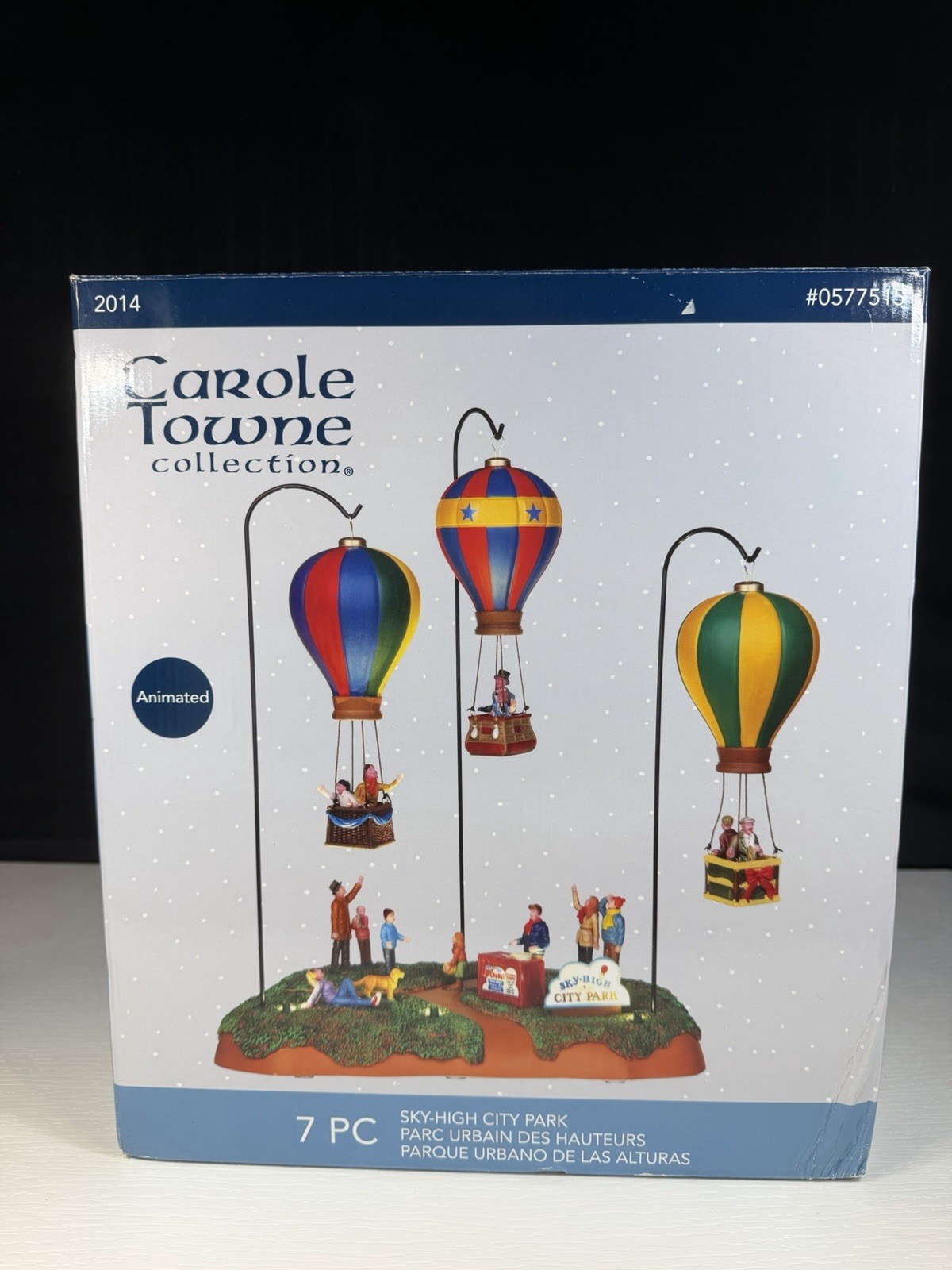 Lemax Carole Towne Collection Sky-High City Park Animated 7 Pc Set 2014 #0577515