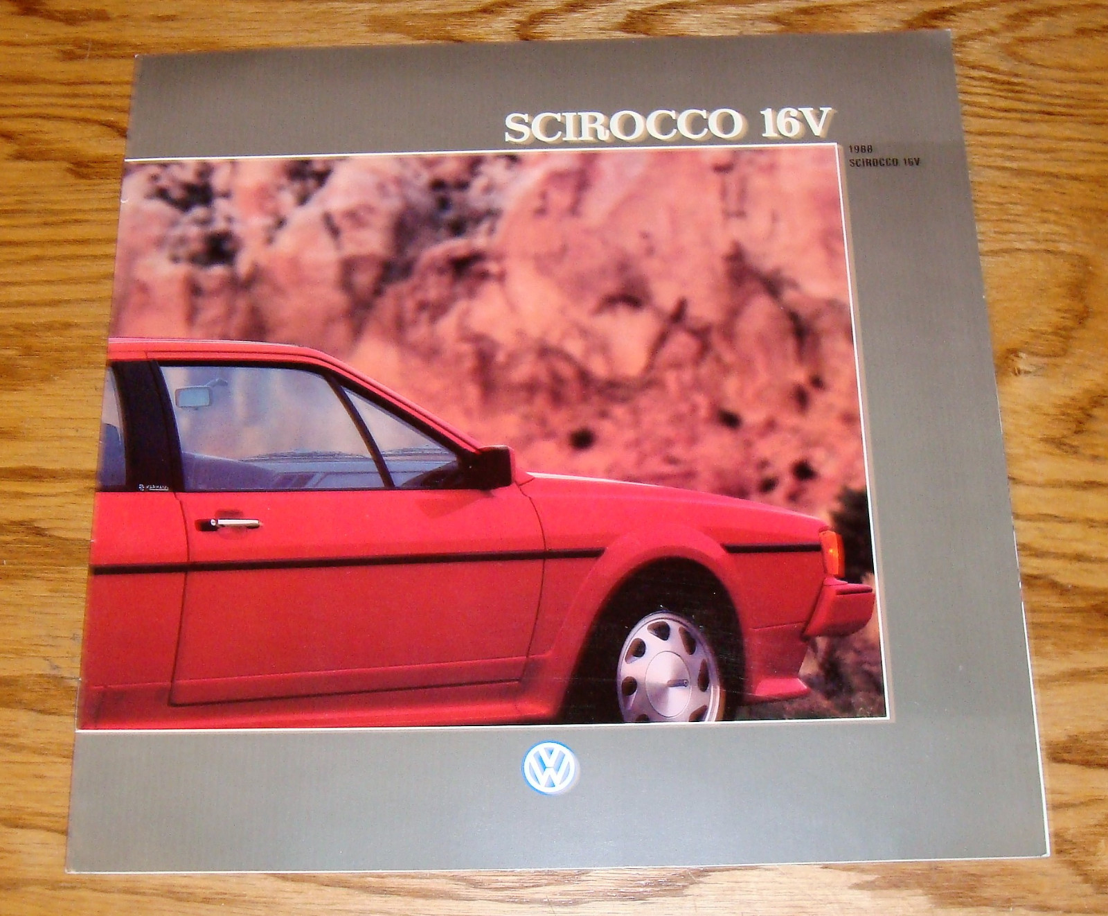 Original 1988 Volkswagen VW Scirocco 16V Deluxe Sales Brochure 88 Original 1988 Volkswagen VW Scirocco 16V Deluxe Sales Brochure 88