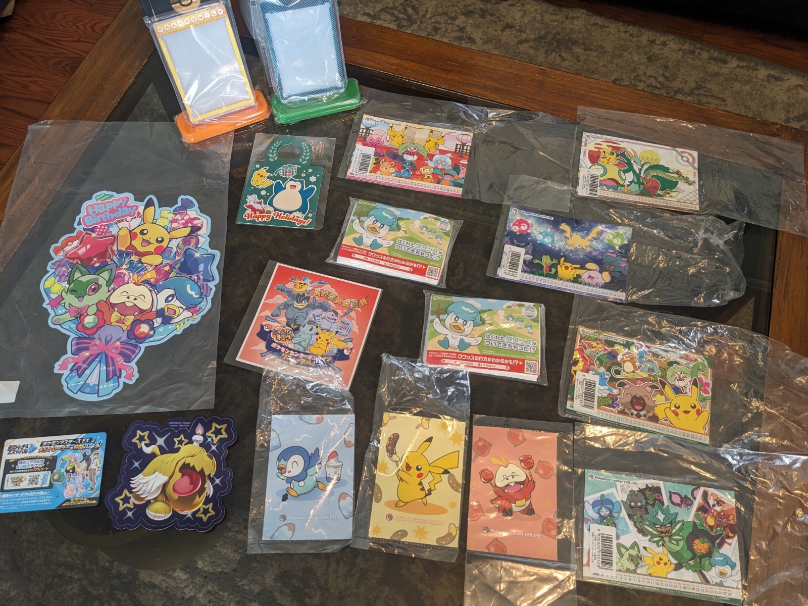 15 Happy Birthday Card Pokemon Center Limited Edition Pikachu Japanese Brand New