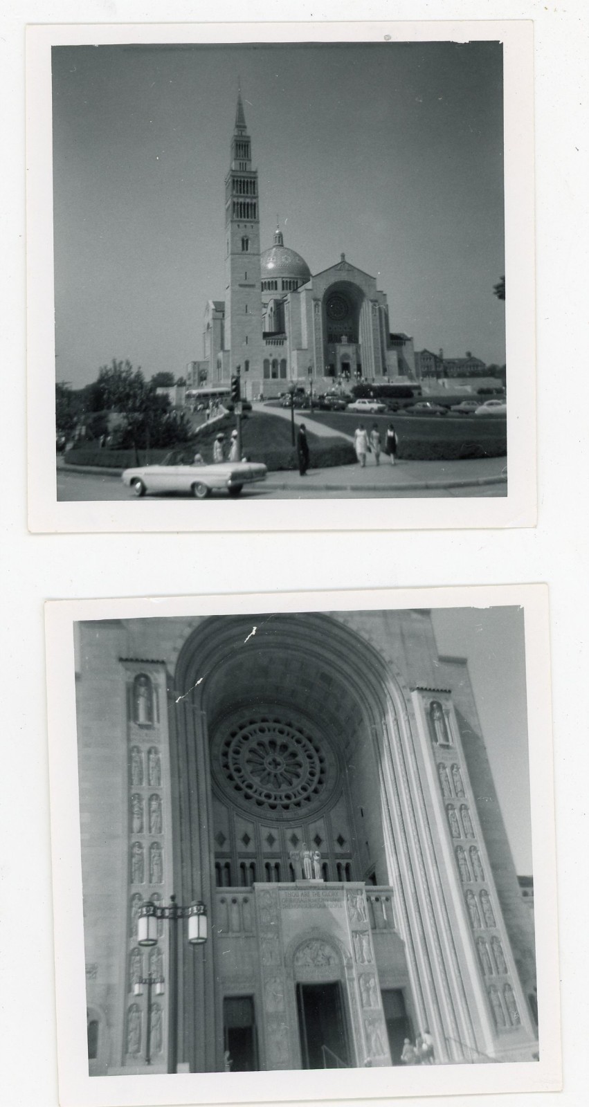 Vintage c1959-1963 Washington DC Basilica National Shrine Photos Lot 2