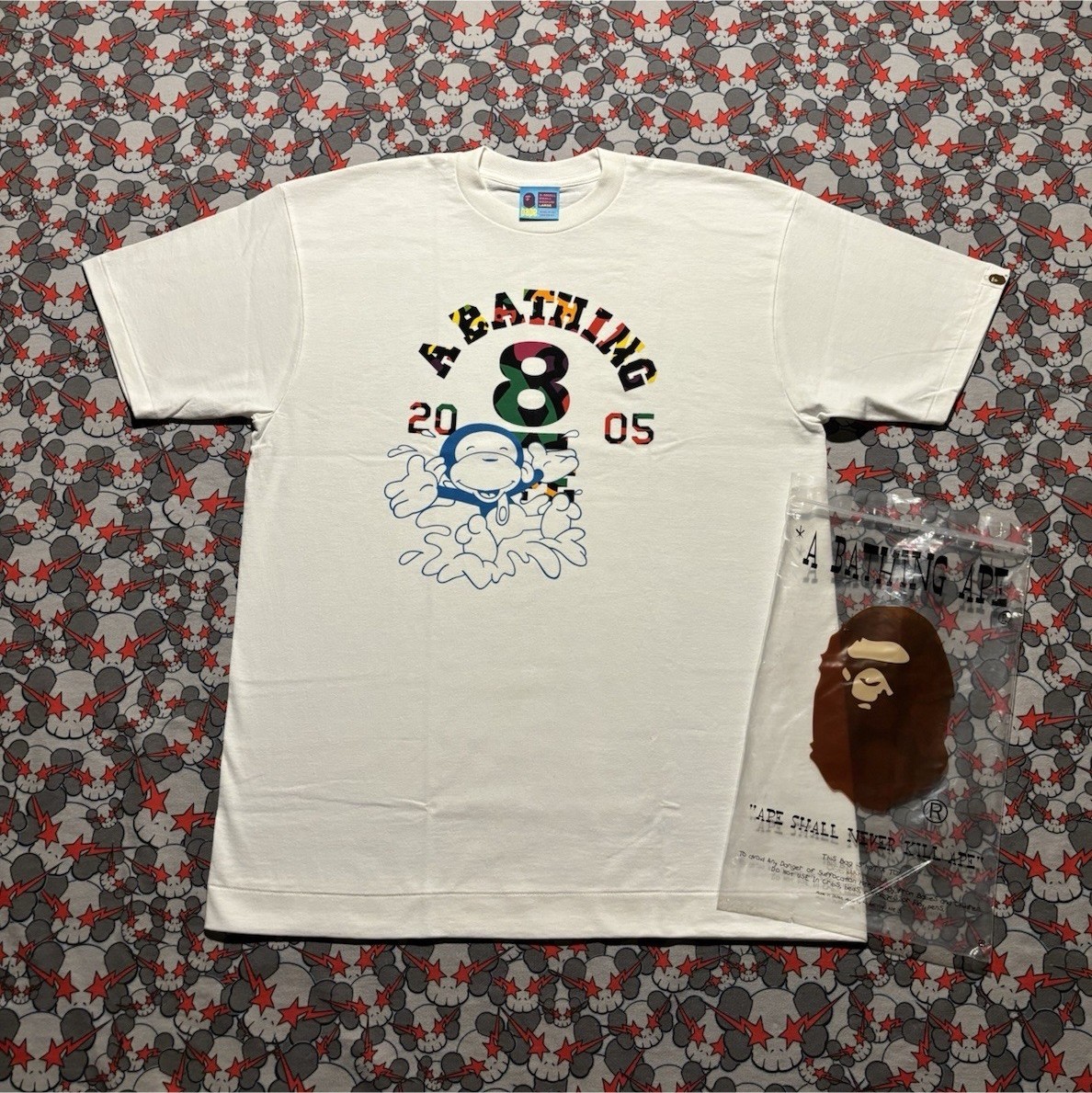 2005 Bape Baby Milo Calendar Tee NEW VINTAGE 