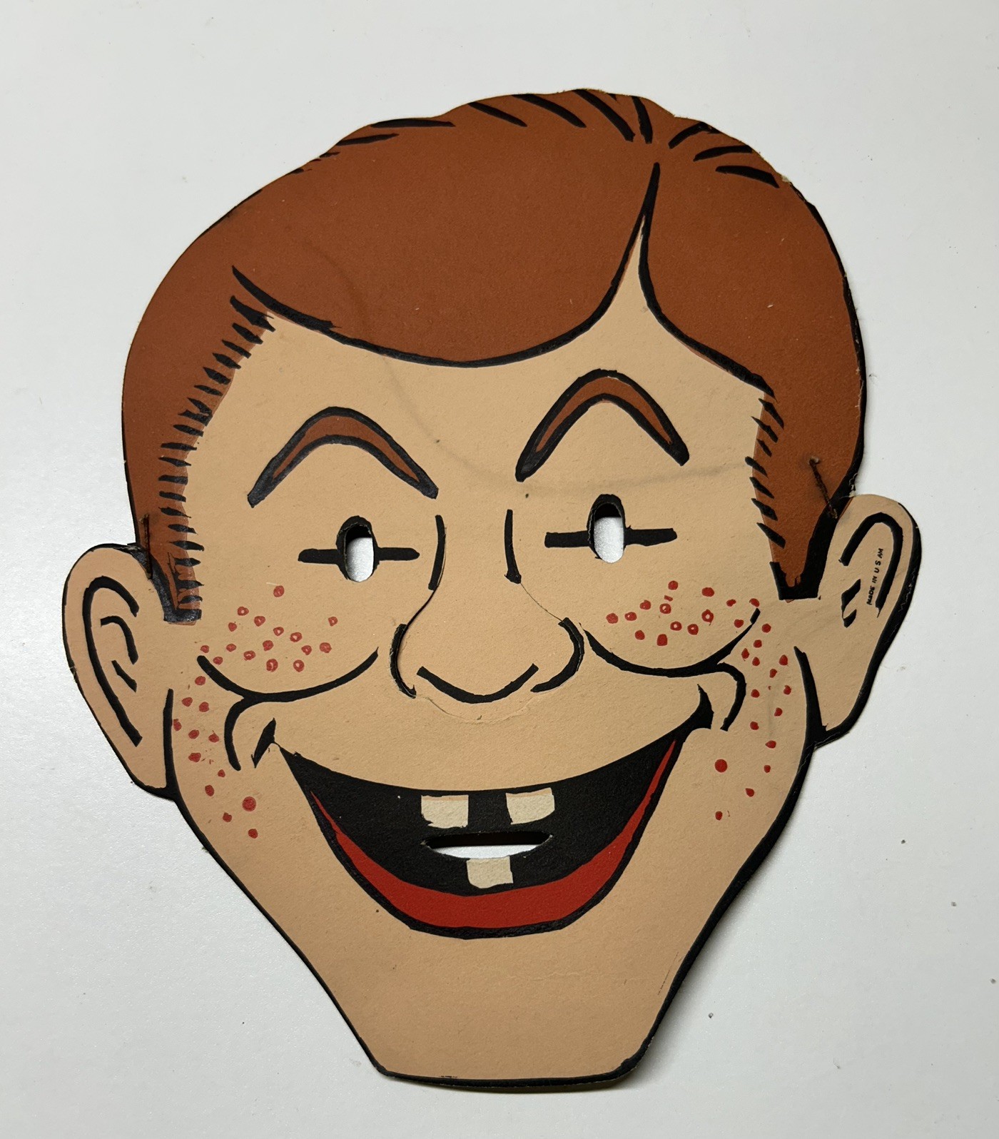 VTG 1930's Oscar Mayer Yellow Band German Wieners Die Cut Kids Halloween Mask VTG 1930's Oscar Mayer Yellow Band German Wieners Die Cut Kids Halloween Mask