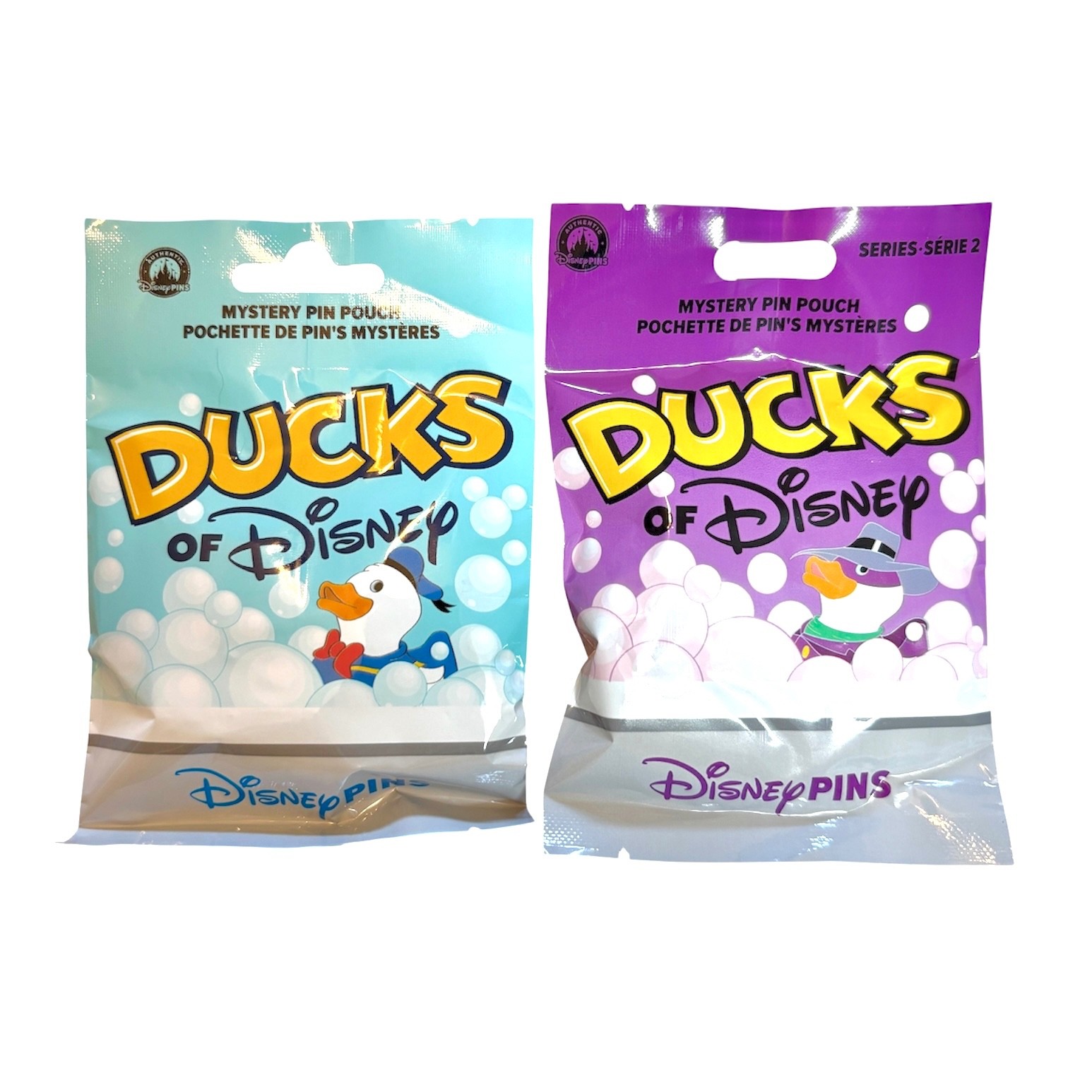 Disney Parks Character Ducks Series 1 & 2 Mystery 5 Pin Pack Set of 2 Sealed NEW Disney Parks Character Ducks Series 1 & 2 Mystery 5 Pin Pack Set of 2 Sealed NEW