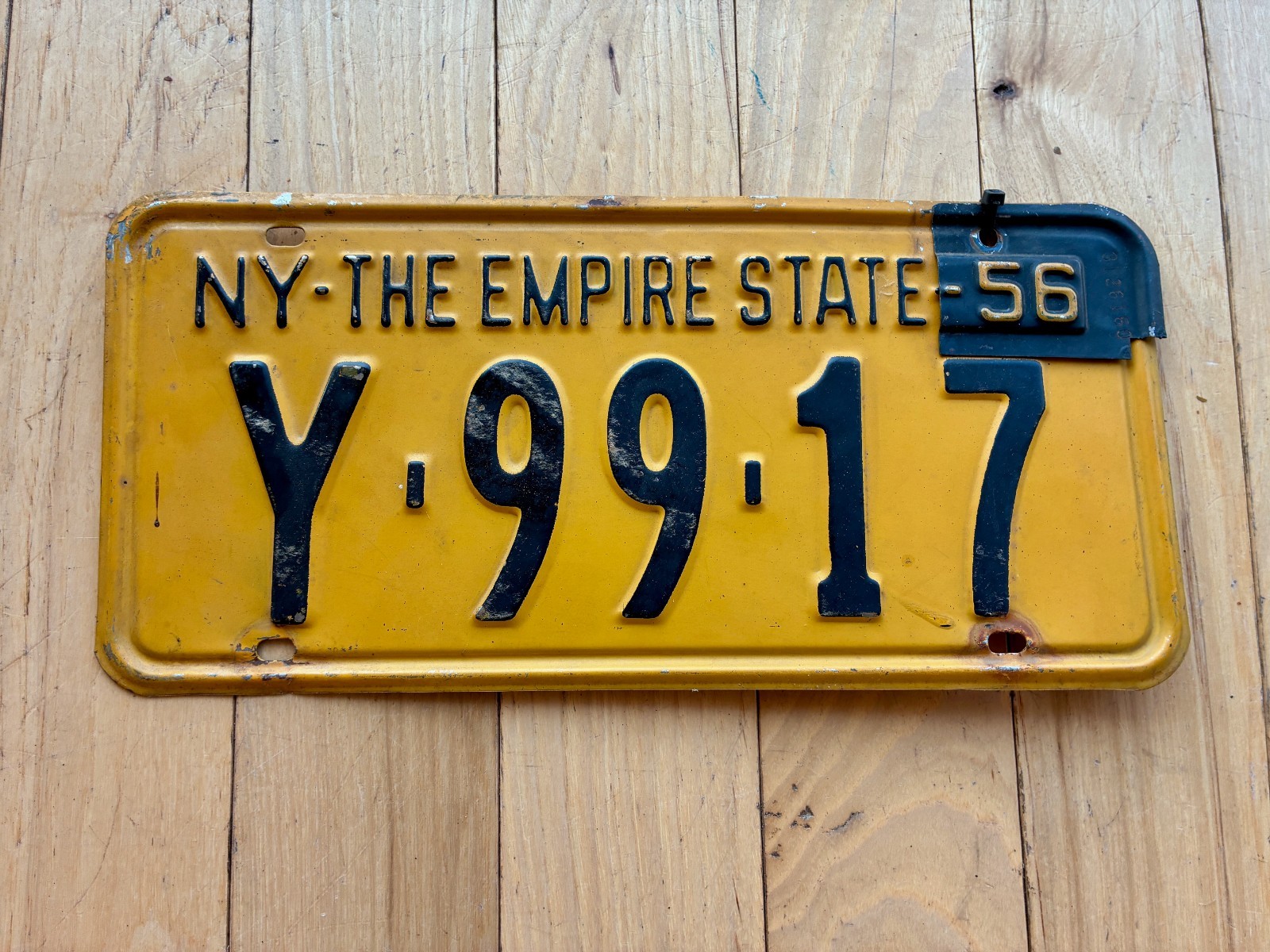 1956 New York License Plate 1956 New York License Plate