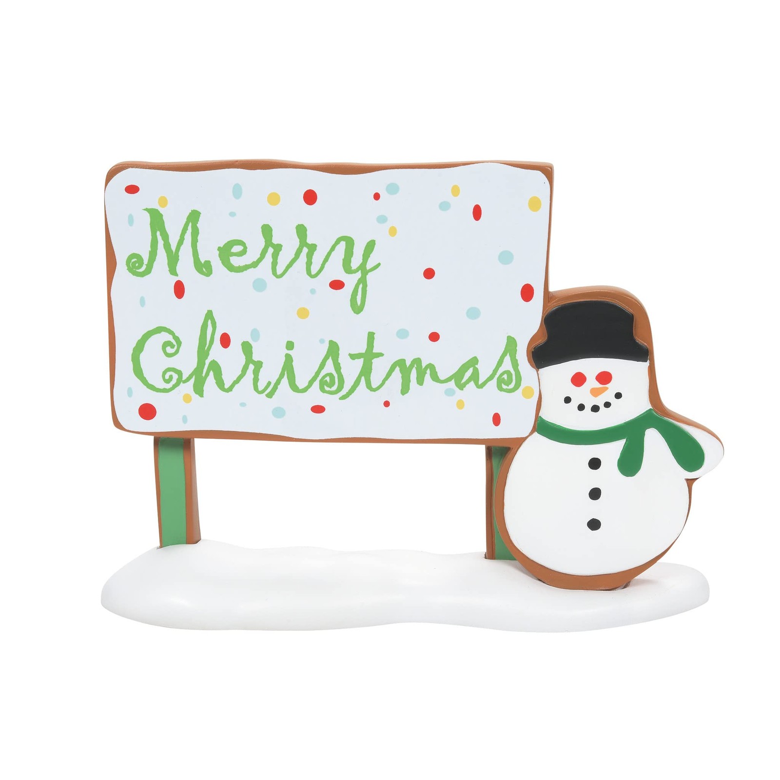Department 56 Village Collections Gingerbread Christmas Billboard 3.5 Department 56 Village Collections Gingerbread Christmas Billboard 3.5