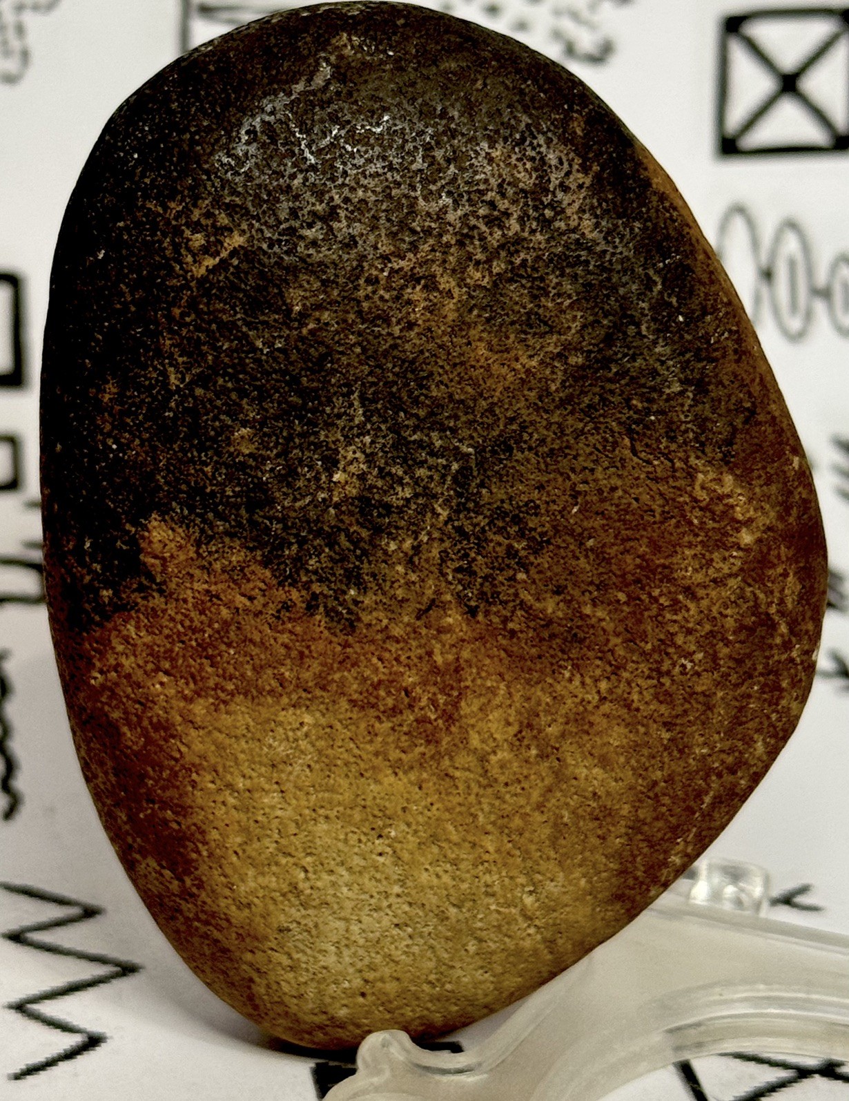 Pre Historic Stone Effigy/Figure Stained/Dyed Ancient Artifact, 5.7 oz • VA Pre Historic Stone Effigy/Figure Stained/Dyed Ancient Artifact, 5.7 oz • VA
