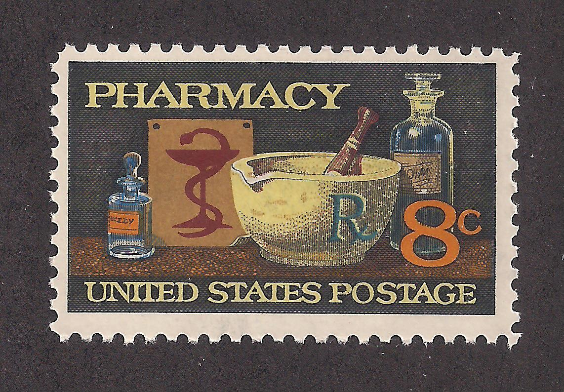 PHARMACY / PHARMACIST - 1972 U.S. POSTAGE STAMP - MINT CONDITION 