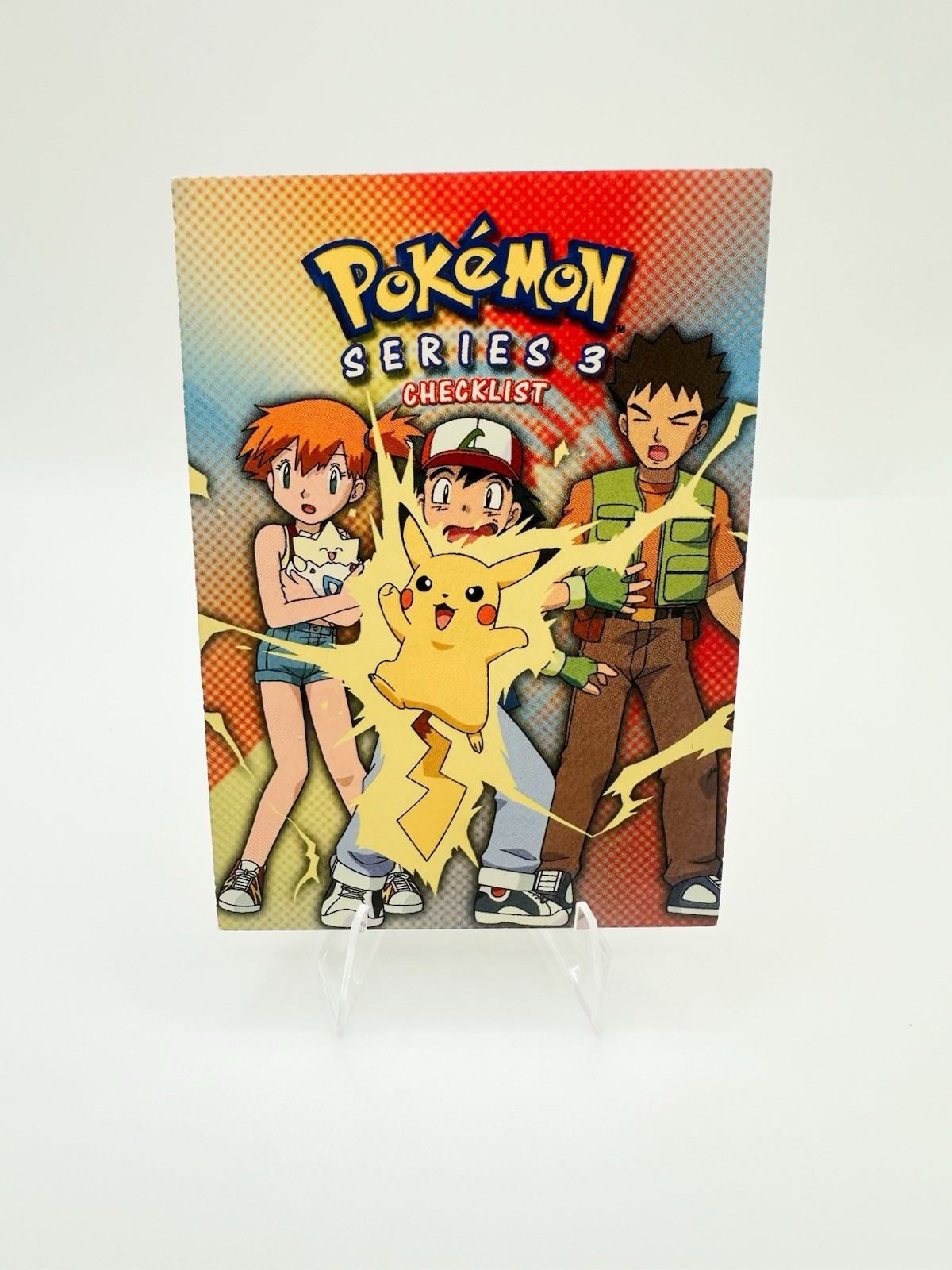 Topps 2000 Pokémon TV Animation Edition Series 3 Checklist Non-Sport Card Topps 2000 Pokémon TV Animation Edition Series 3 Checklist Non-Sport Card