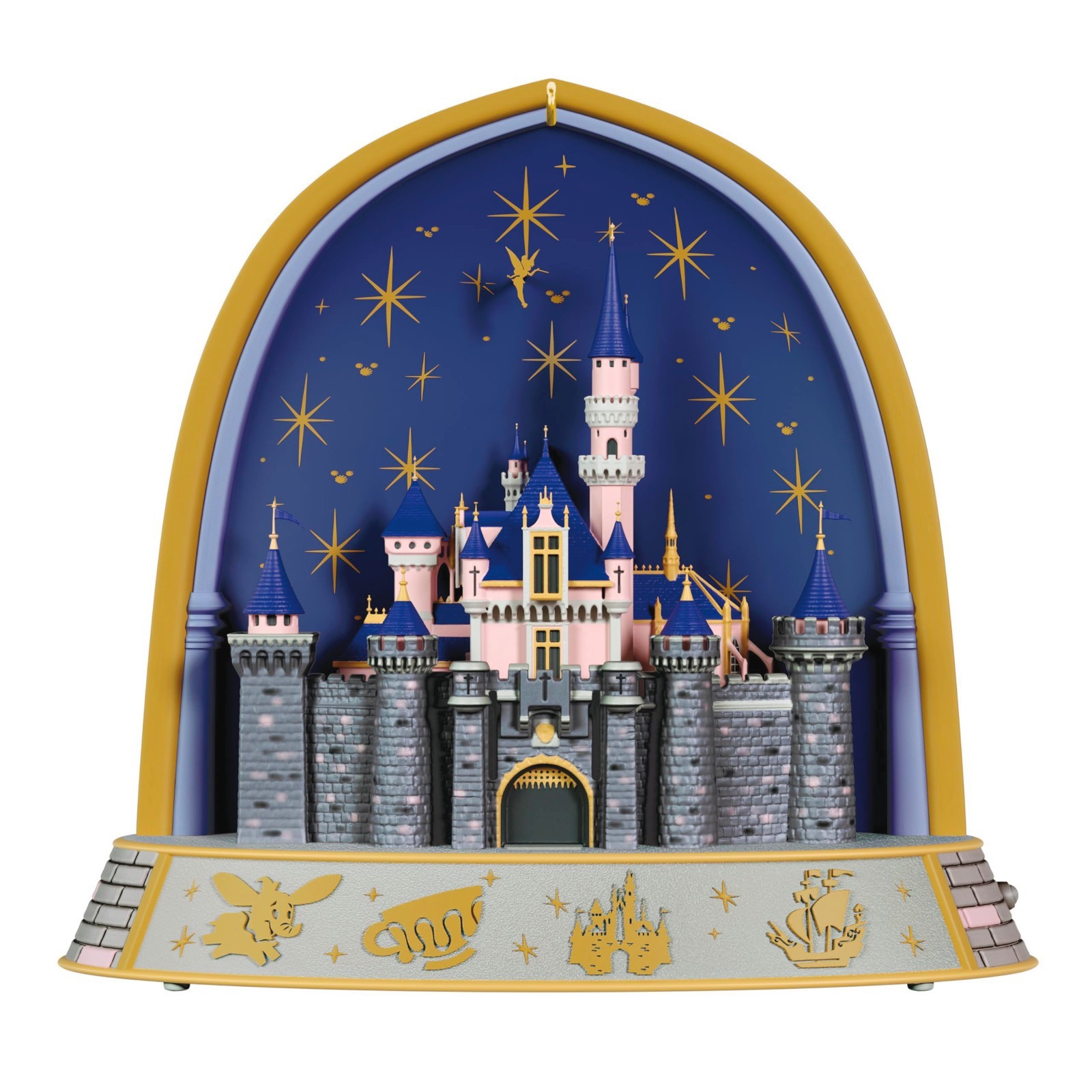 Disney Christmas Ornament - Disneyland 70th Anniversary Keepsake Decoration Disney Christmas Ornament - Disneyland 70th Anniversary Keepsake Decoration