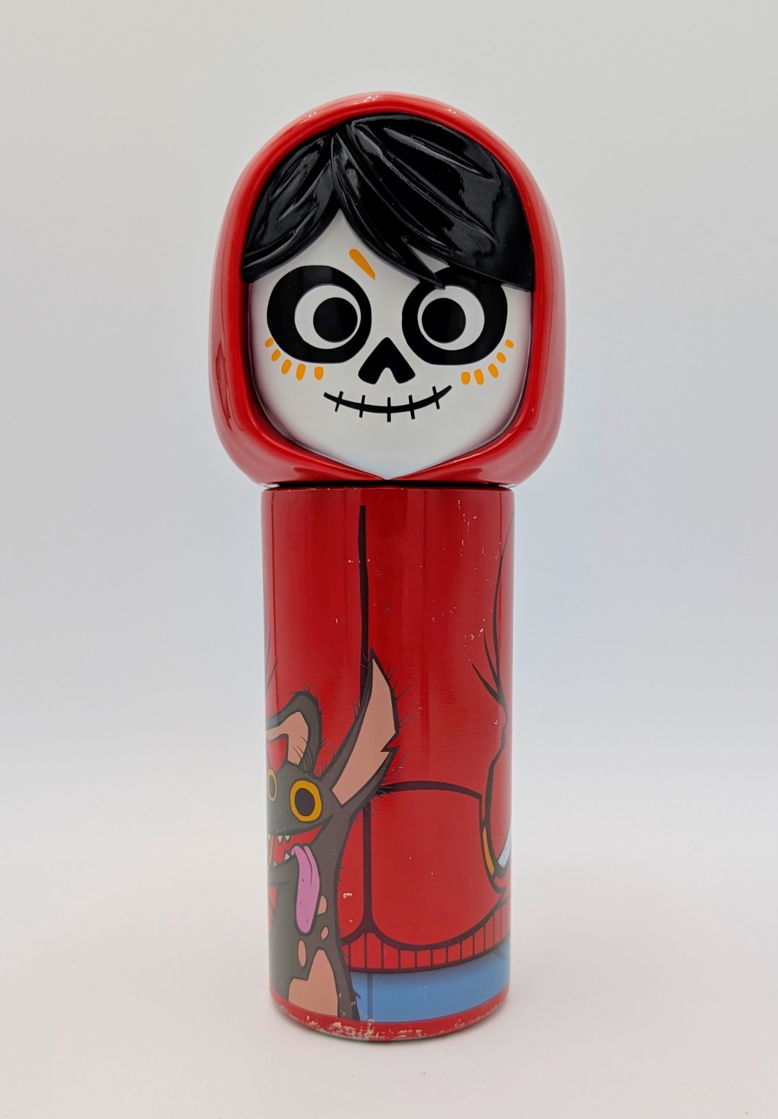 Disney Pixar Coco Miguel & Dante 20 oz Water Bottle Skull Lid Disney Store
