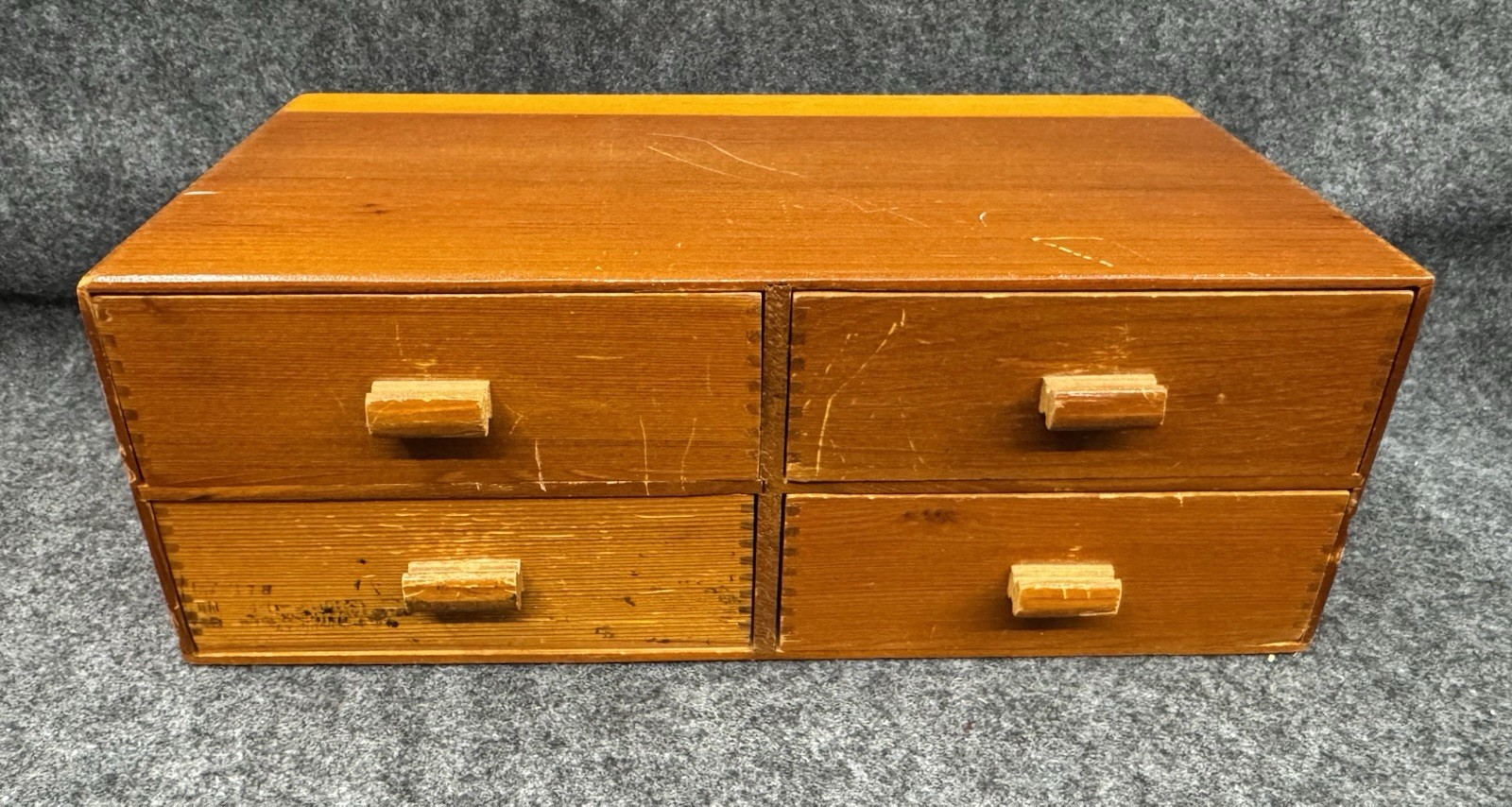 Rare Vintage Thompson & Co Tampa Florida Sampler Cigar Box 4 Drawers Imperials +
