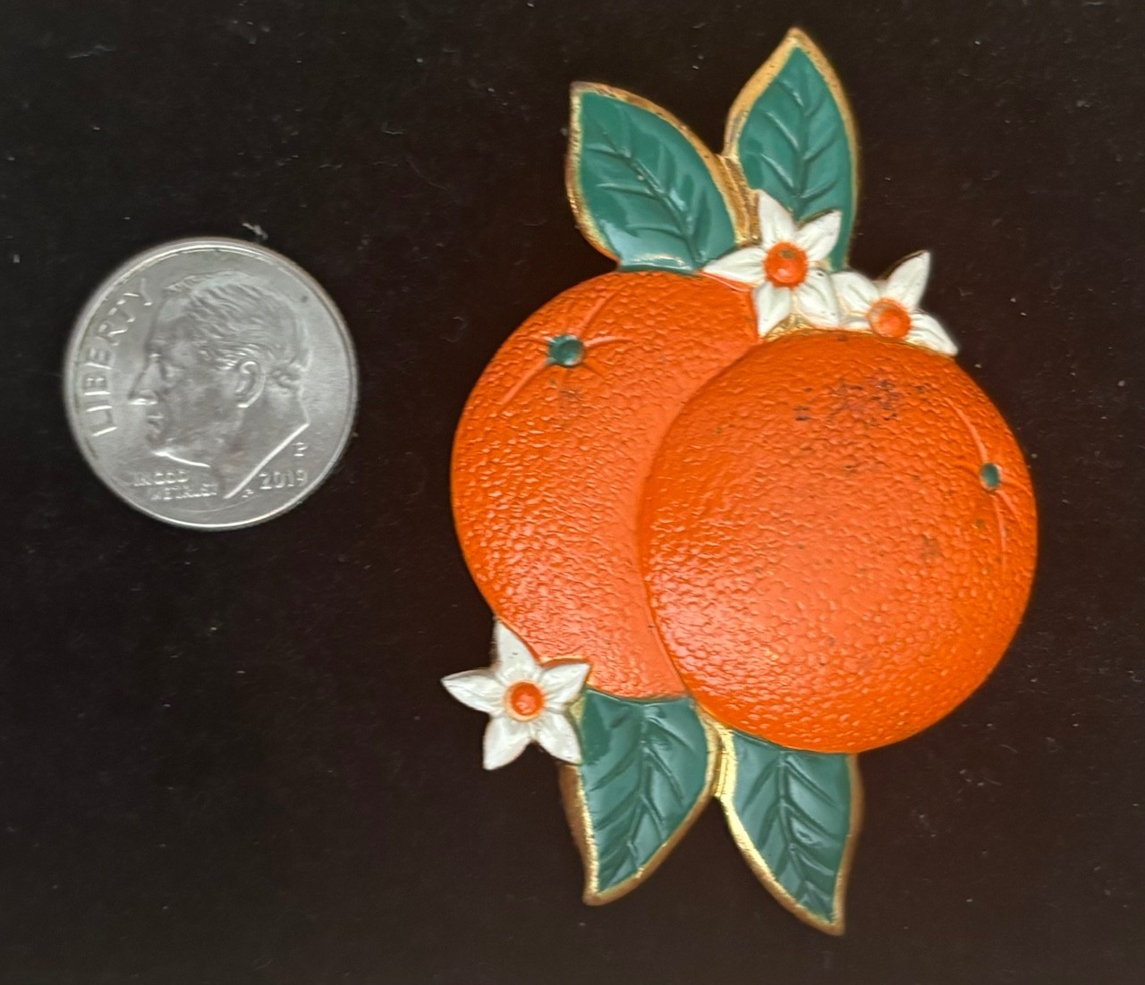 Vintage Florida Orange Blossom Pin Vintage Florida Orange Blossom Pin