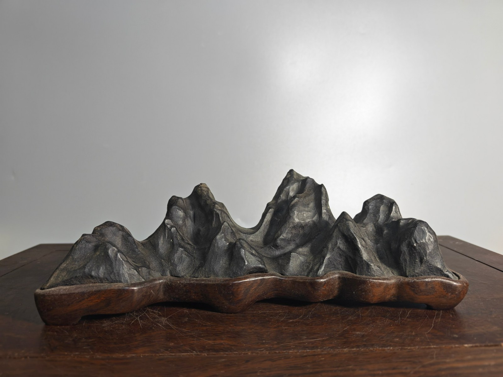 #1147.old chinese Suiseki Bonsai YouLan mountain stone--chinese art stone #1147.old chinese Suiseki Bonsai YouLan mountain stone--chinese art stone