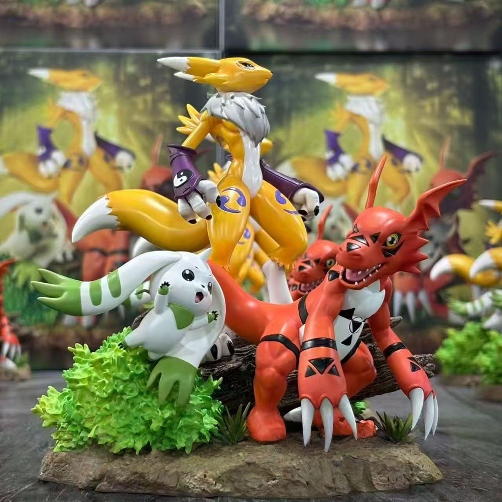 Slash BN Studio Digimon Guilmon Model In Stock Terriermon Youkomon H17cm New Slash BN Studio Digimon Guilmon Model In Stock Terriermon Youkomon H17cm New