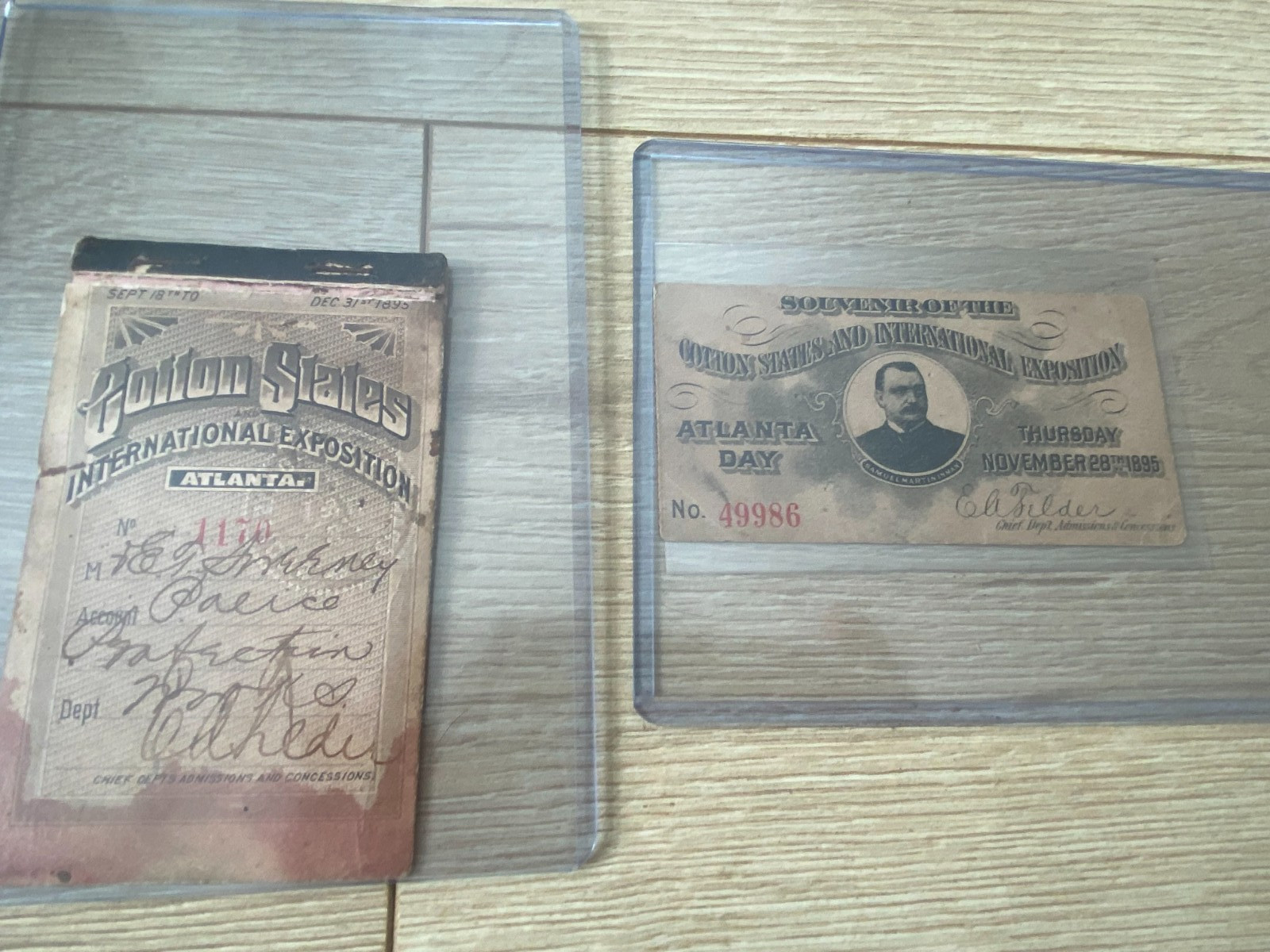 Cotton States international Exposition, Atlanta 1895, Ticket & Booklet, Rare Cotton States international Exposition, Atlanta 1895, Ticket & Booklet, Rare
