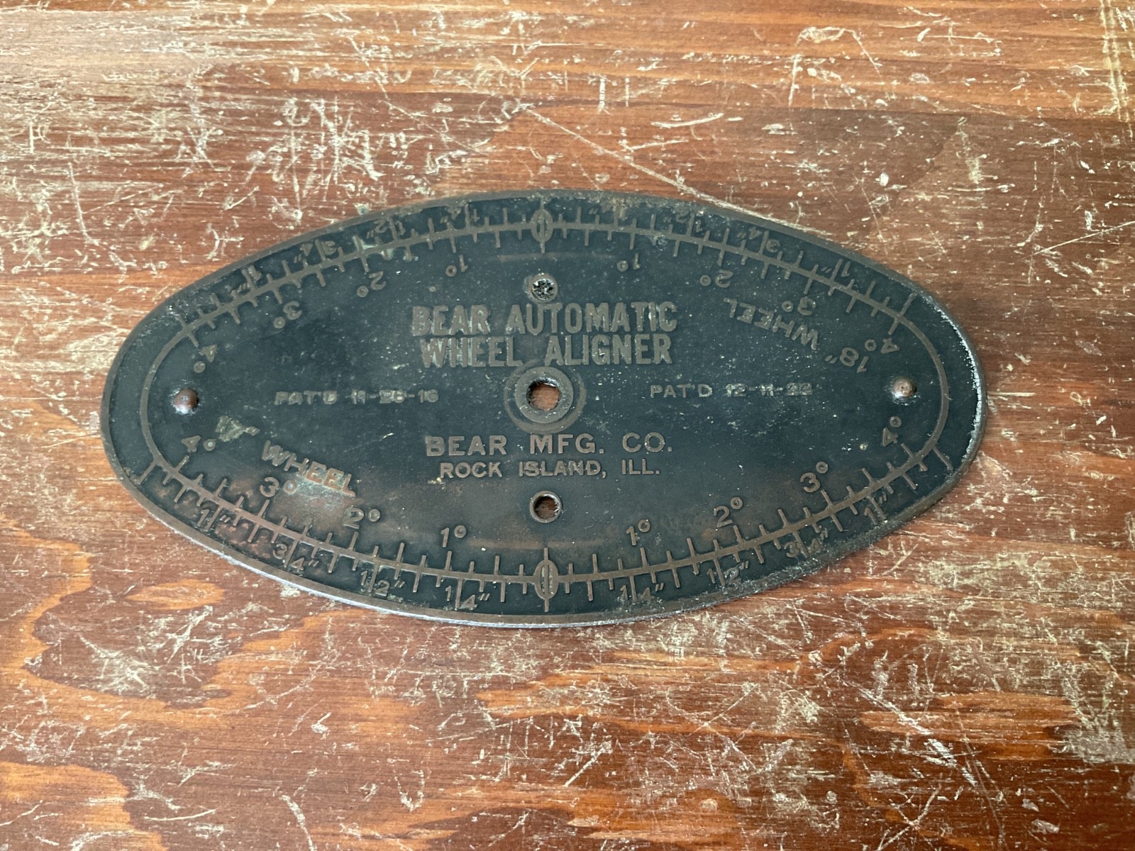 Bear Automatic Wheel Aligner Plaque 5” Long 2 1/2” Wide Bear Automatic Wheel Aligner Plaque 5” Long 2 1/2” Wide