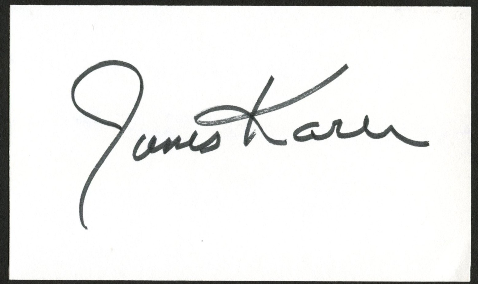 James Karen d2018 signed autograph 3x5 cut Actor in Poltergeist C378 James Karen d2018 signed autograph 3x5 cut Actor in Poltergeist C378