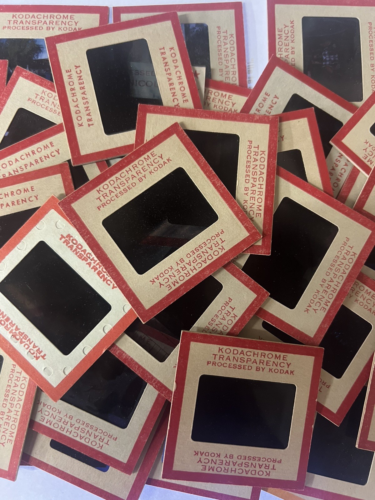 100 Vintage Red Border Photo Slides Lot - 35mm Kodachrome - 1950s Mixed Amateur 100 Vintage Red Border Photo Slides Lot - 35mm Kodachrome - 1950s Mixed Amateur