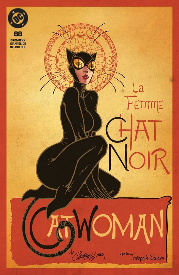Catwoman #88 Le Chat Noir J Scott Campbell Variant Presale 9/30☆