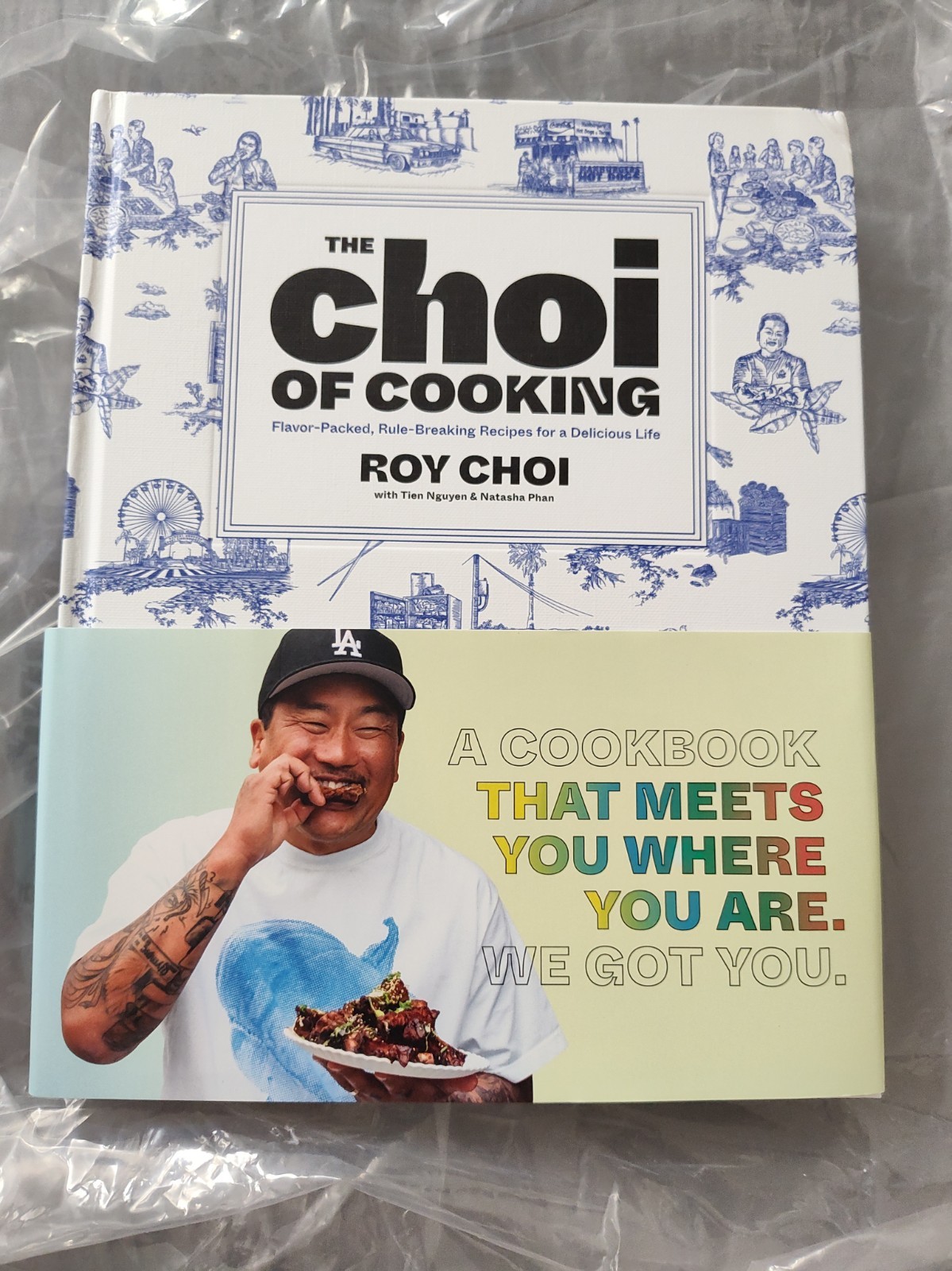 ROY CHOI SIGNED PERSONALIZED The Choi of Cooking 1st Edition Hardcover PSA LOA