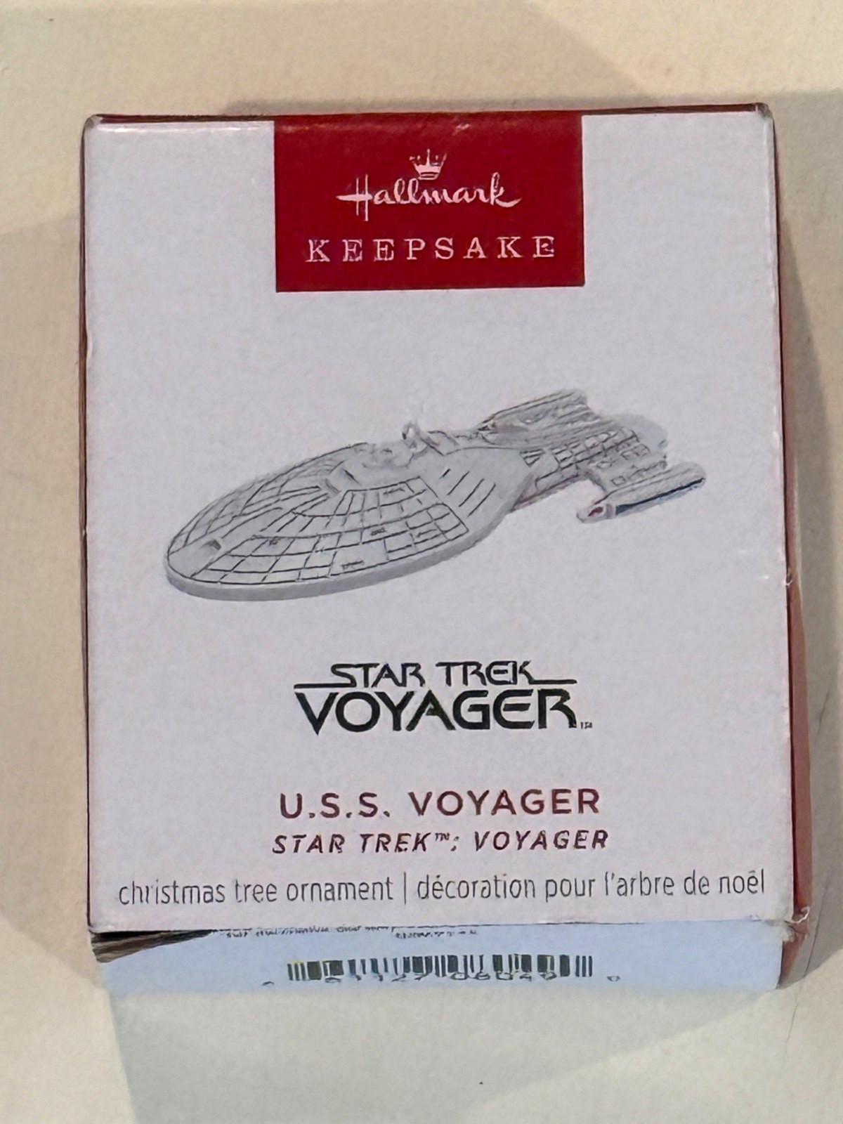 Hallmark 2025 Star Trek U.S.S. Voyager Miniature Christmas Ornament Mini New Hallmark 2025 Star Trek U.S.S. Voyager Miniature Christmas Ornament Mini New