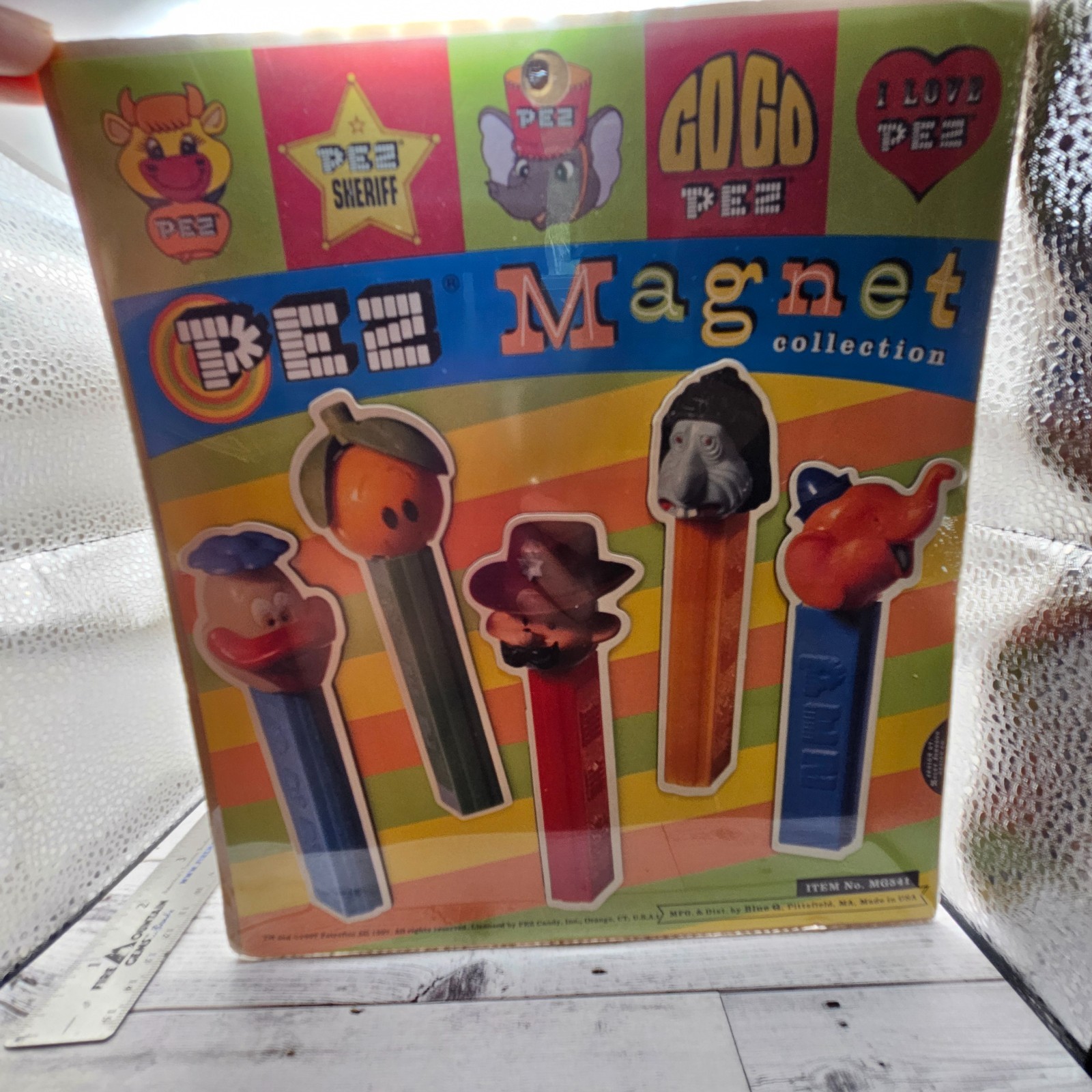Vintage 1997 PEZ Magnet Collection Set of 5 Retro Dispensers Blue Q Sealed MG541