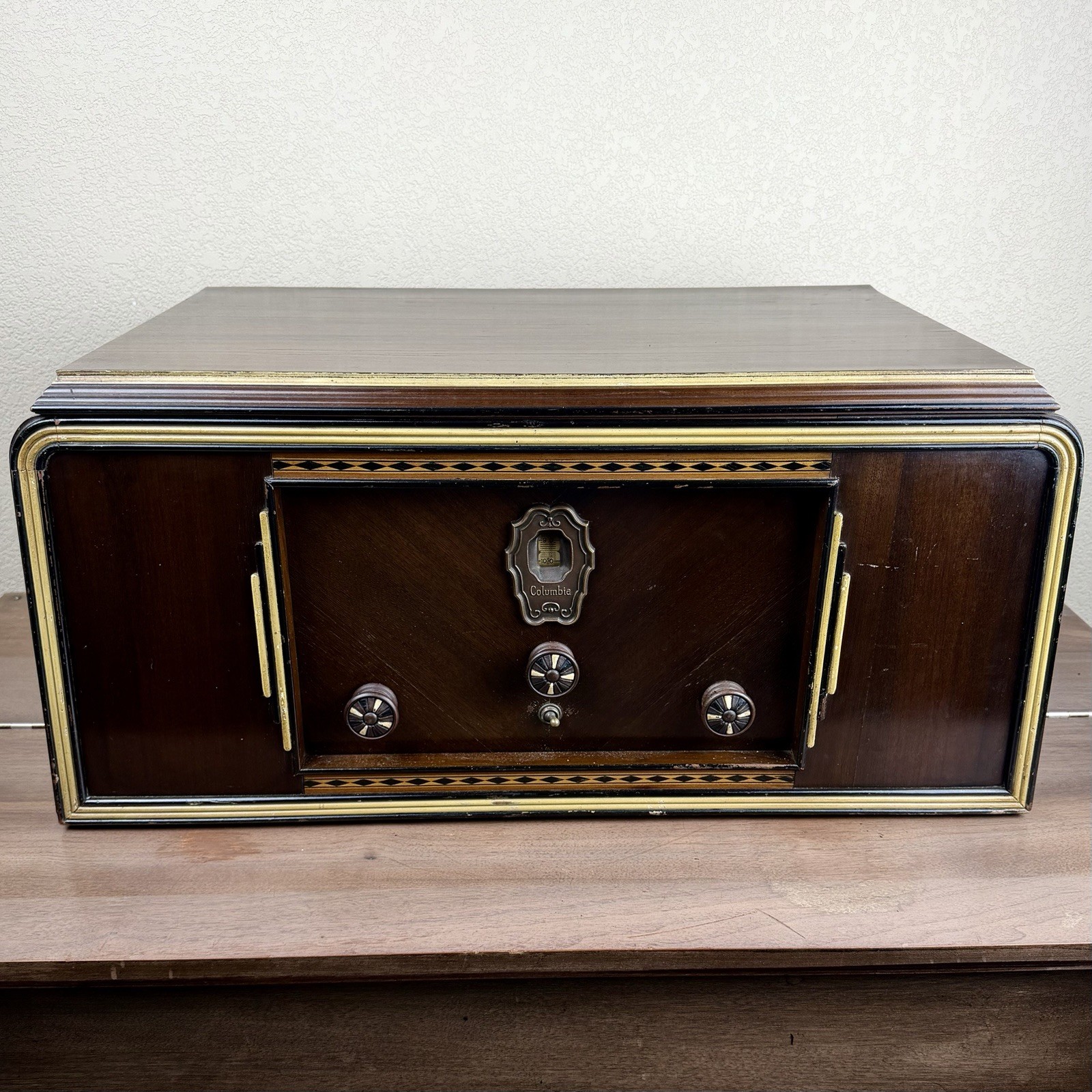 Columbia Phonograph Model C-2 Radio Receiver 1928 Kolster Tube Vintage Working Columbia Phonograph Model C-2 Radio Receiver 1928 Kolster Tube Vintage Working