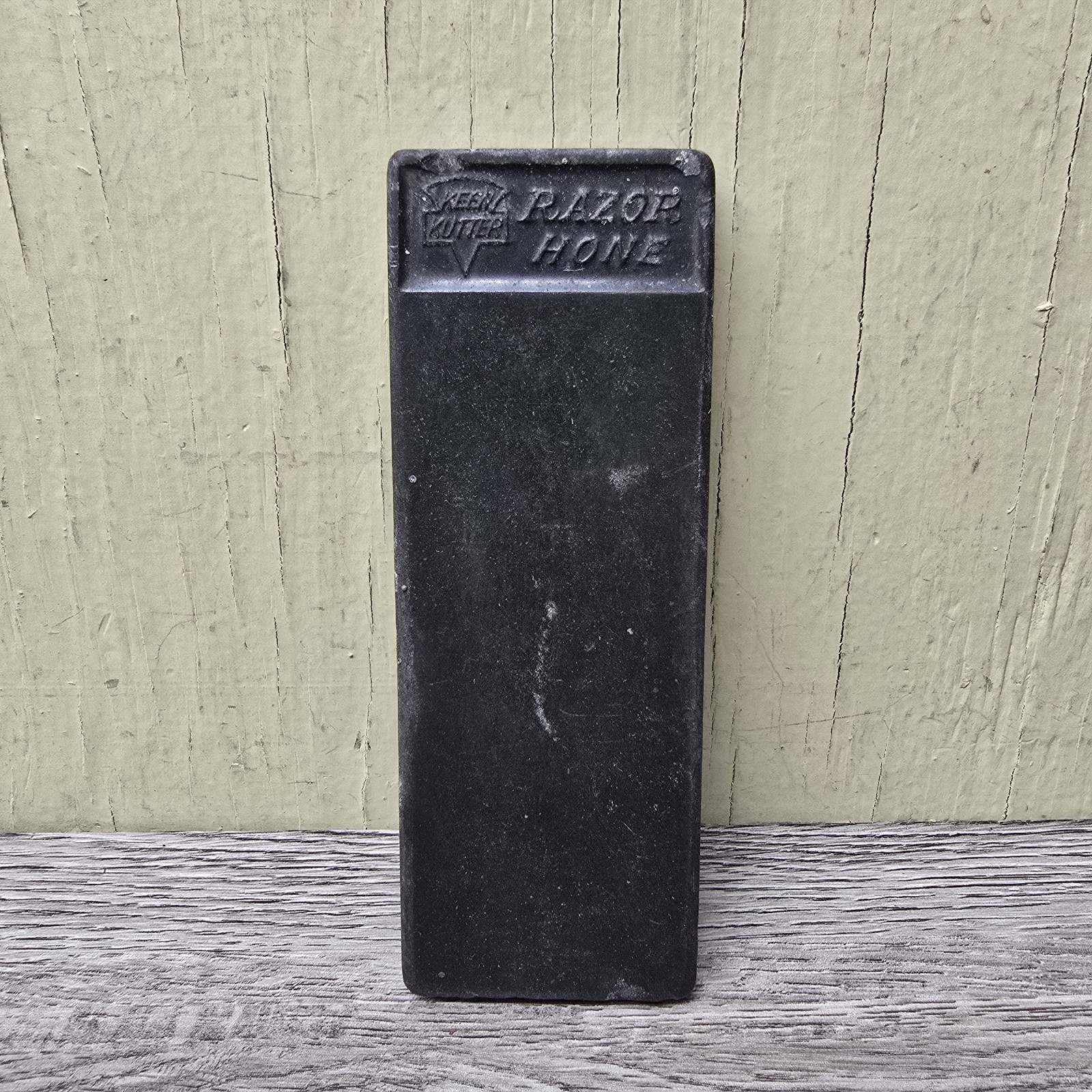 Vintage Real Kutter Razor Hone Sharpening Stone Straight Razor Barber Tool