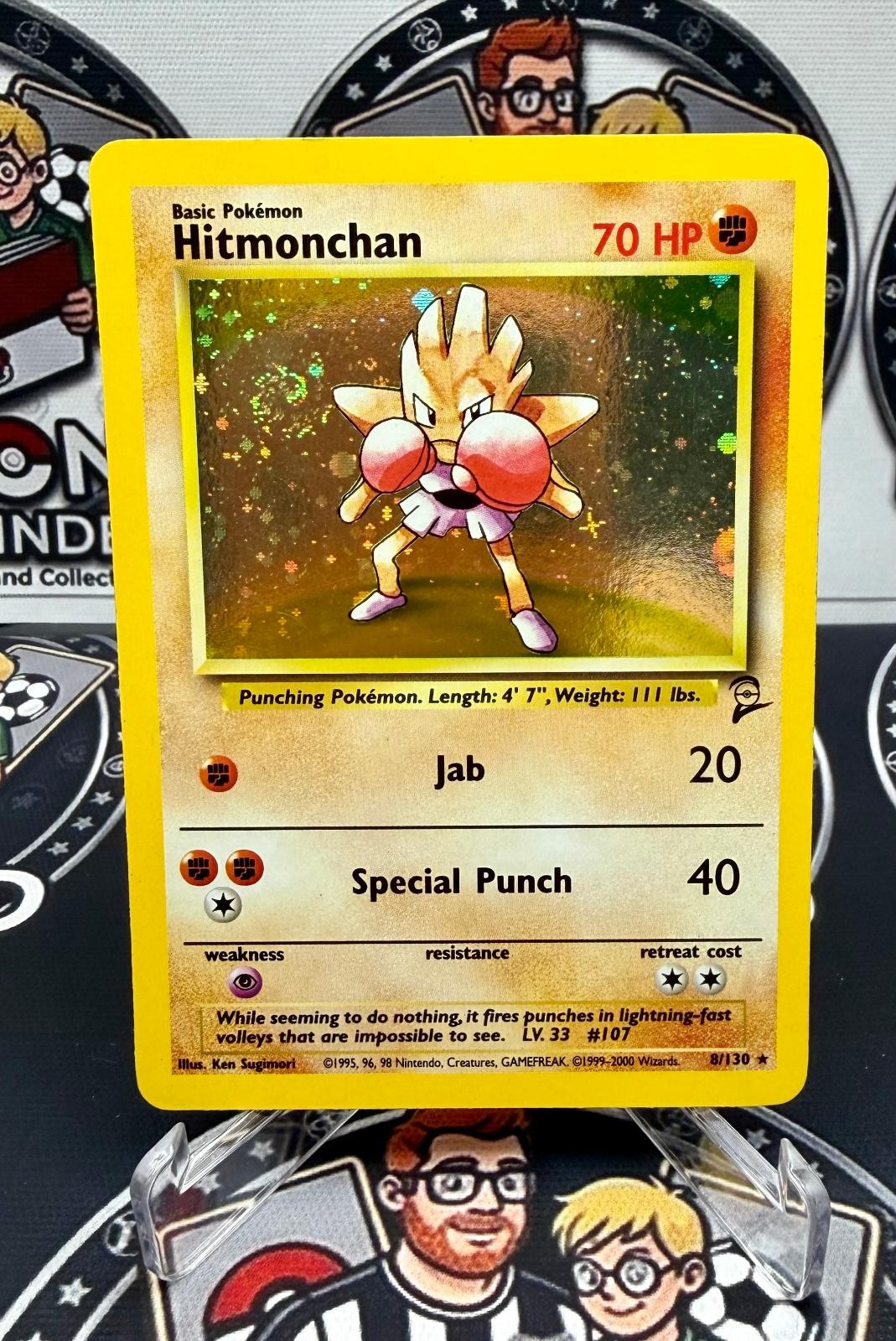 Hitmonchan 8/130 Base Set 2 B2 R