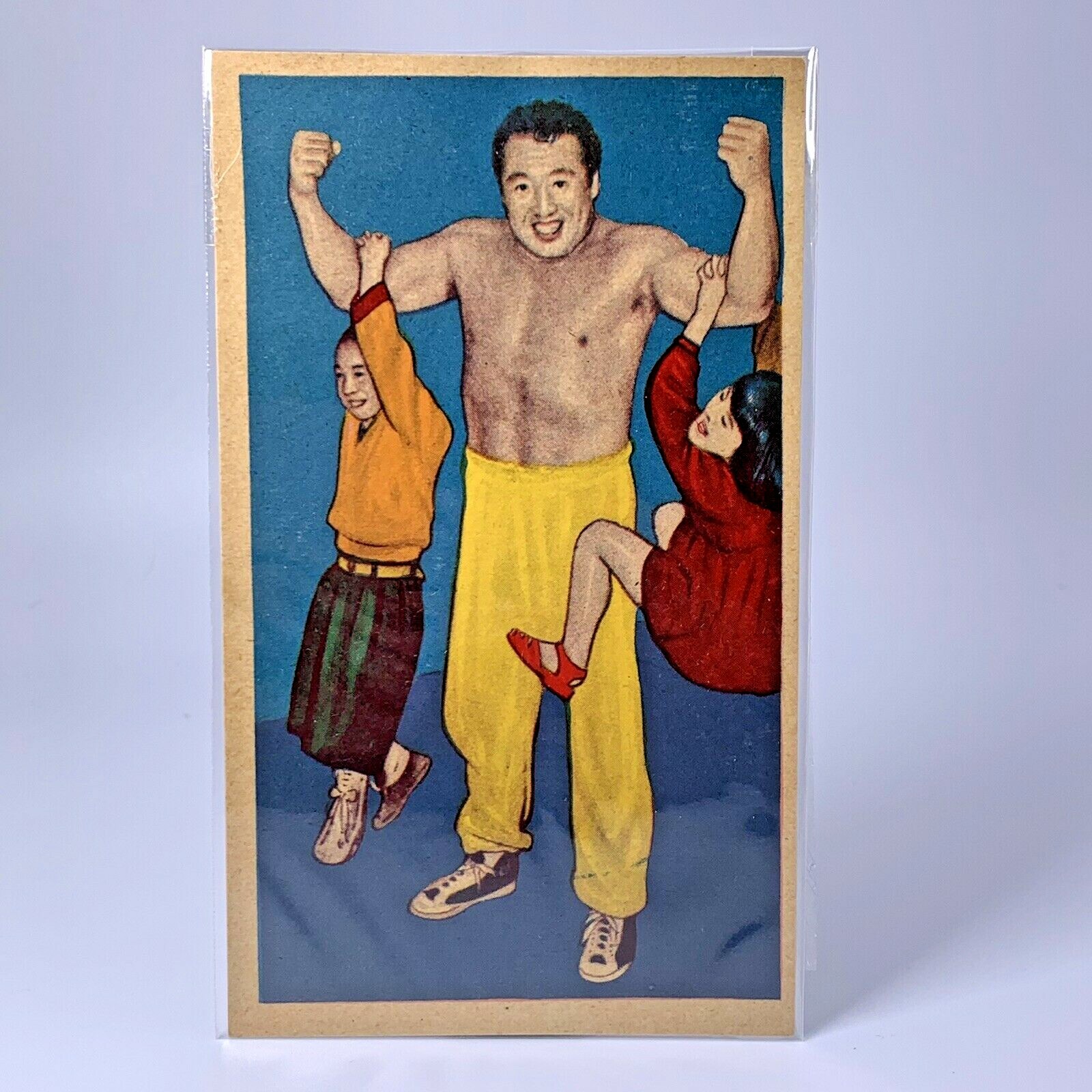 Rikidozan 1950\'s Vintage Super Rare professional wrestling menko card 001 Rikidozan 1950\'s Vintage Super Rare professional wrestling menko card 001
