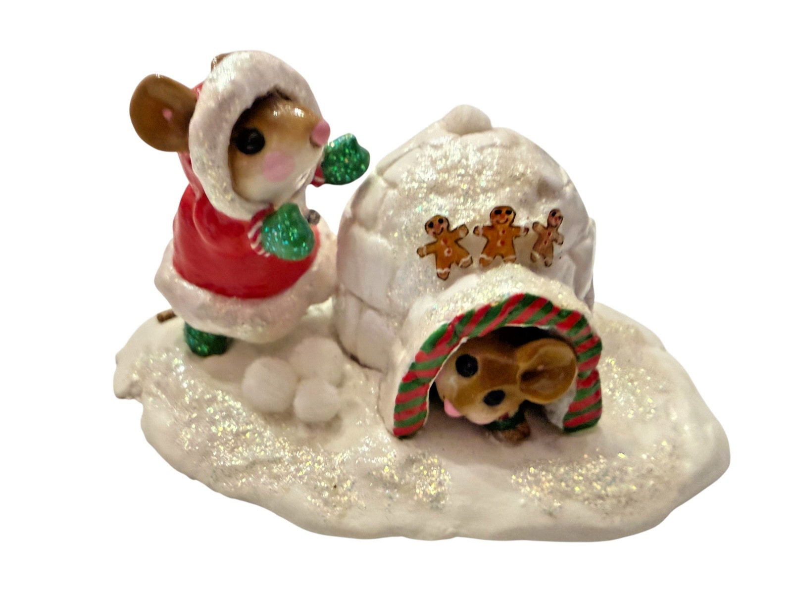 Wee Forest Folk Artist OAK Crystals Gingerbread Ice Palace