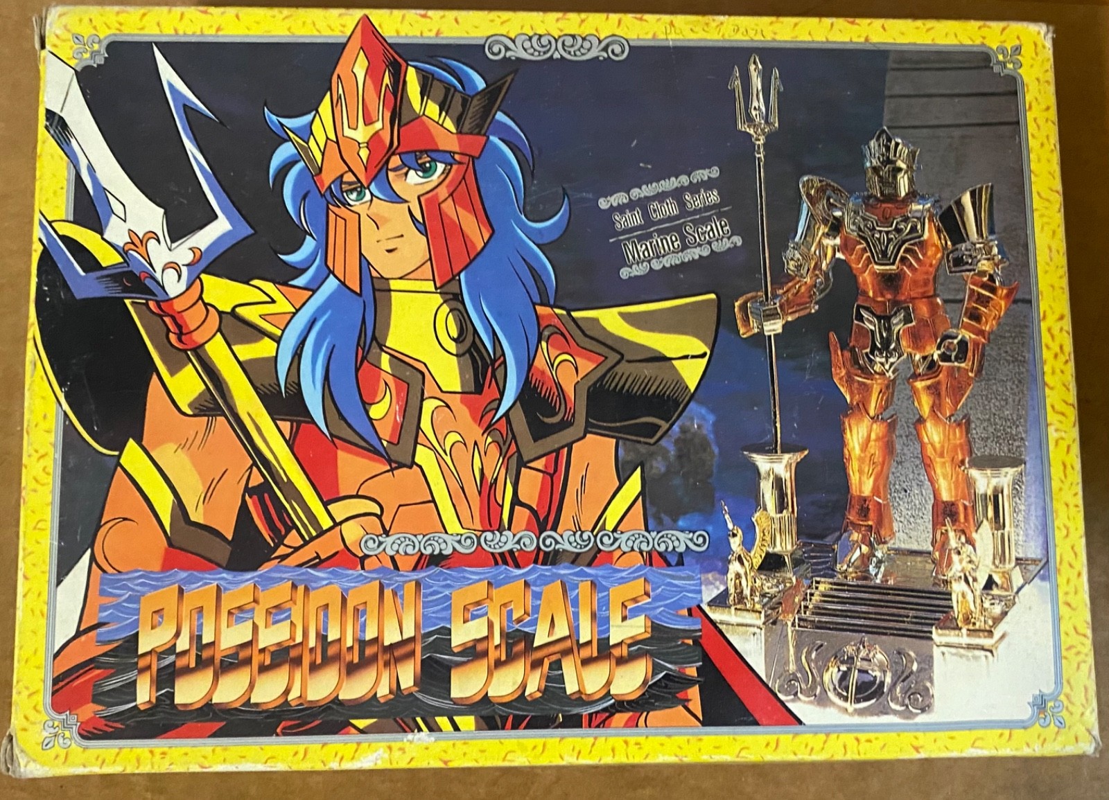 Vintage Saint Seiya Poseidon Scale Figure Saint Cloth Series made in Taiwan Vintage Saint Seiya Poseidon Scale Figure Saint Cloth Series made in Taiwan