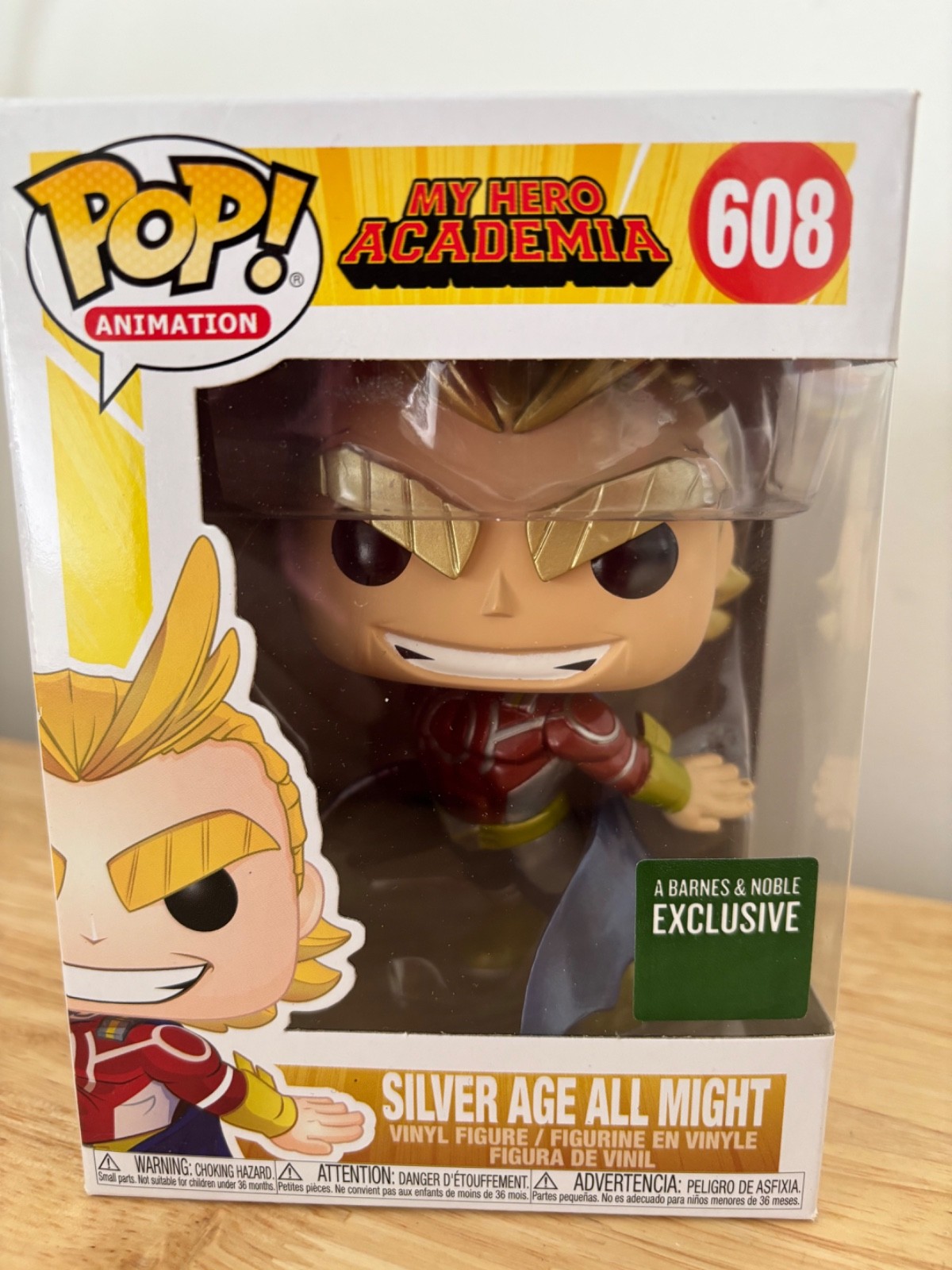 Funko Pop Animation My Hero Academia #608 Silver Age All Might 4