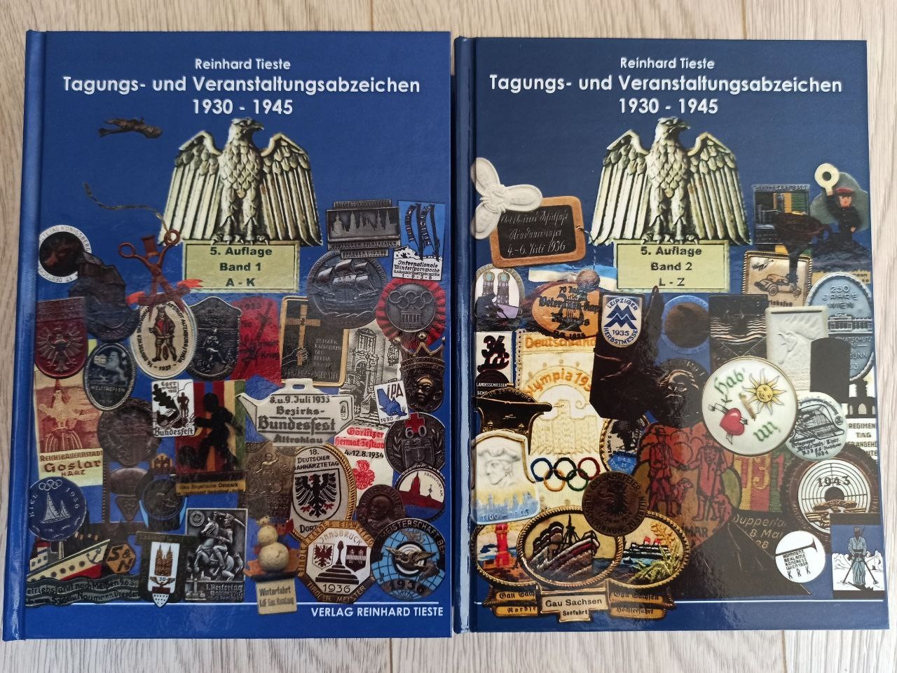 German conference and event badges 1930-1945 WWII in 2 vol. Catalog Book 368
