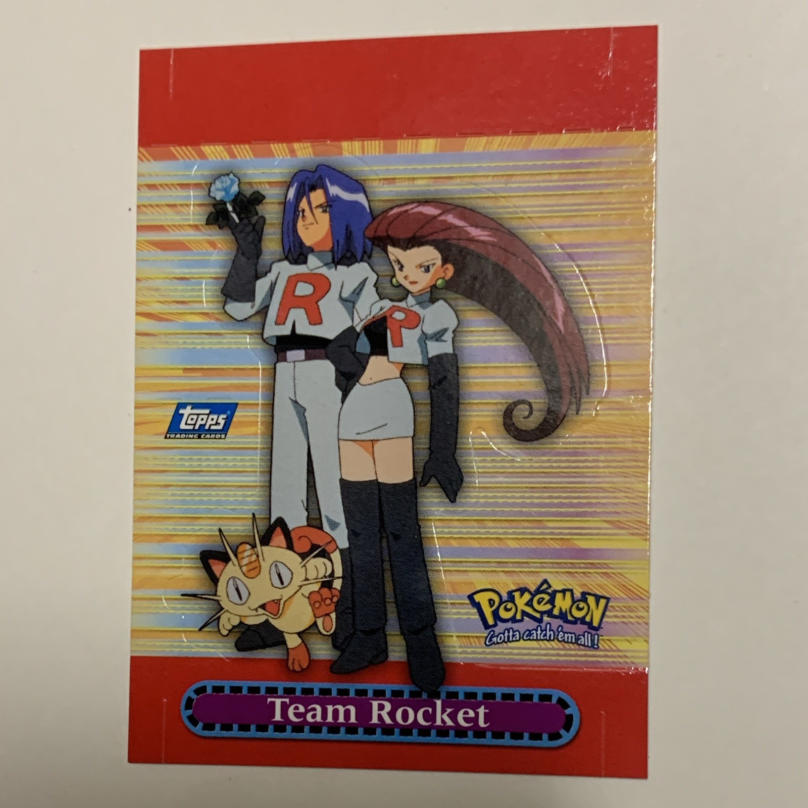 2000 Topps Pokémon Series 3 TV Animation Pop-Up Card (Team Rocket #5 of 10)