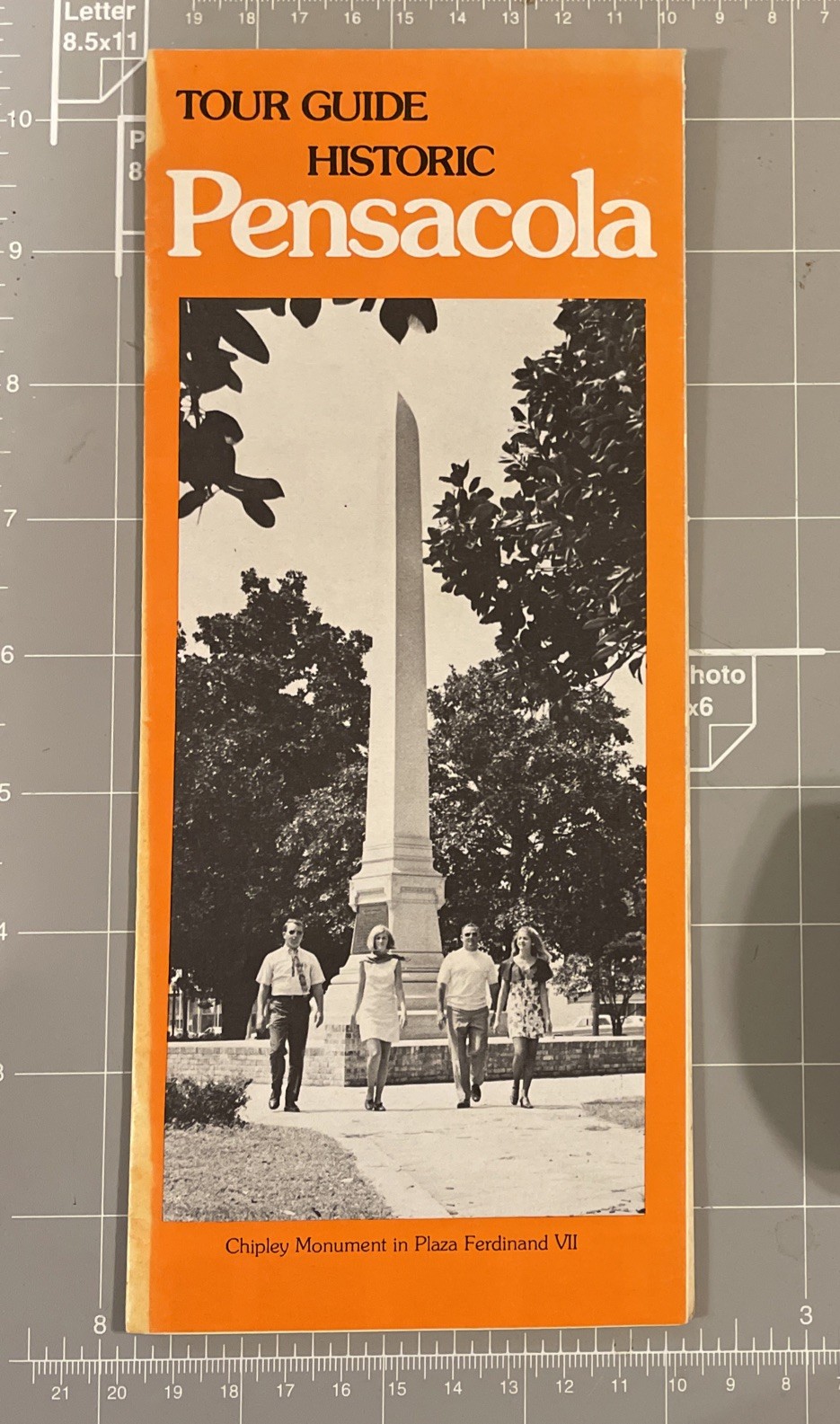 1973 Pensacola Florida ￼Map/ Pamplet photo maps Travel Guide vintage