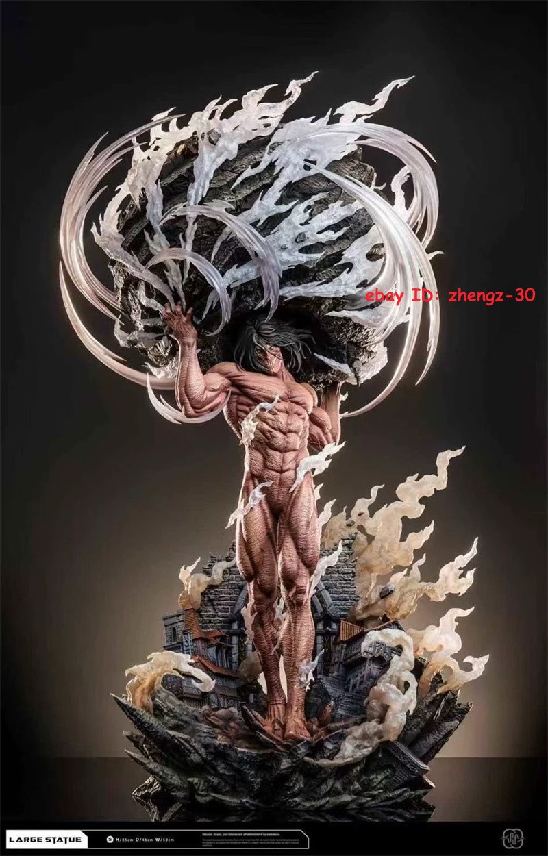 Hertz Studio Attack on Titan Eren Jaeger GK Statue 85cm Resin Model Collection