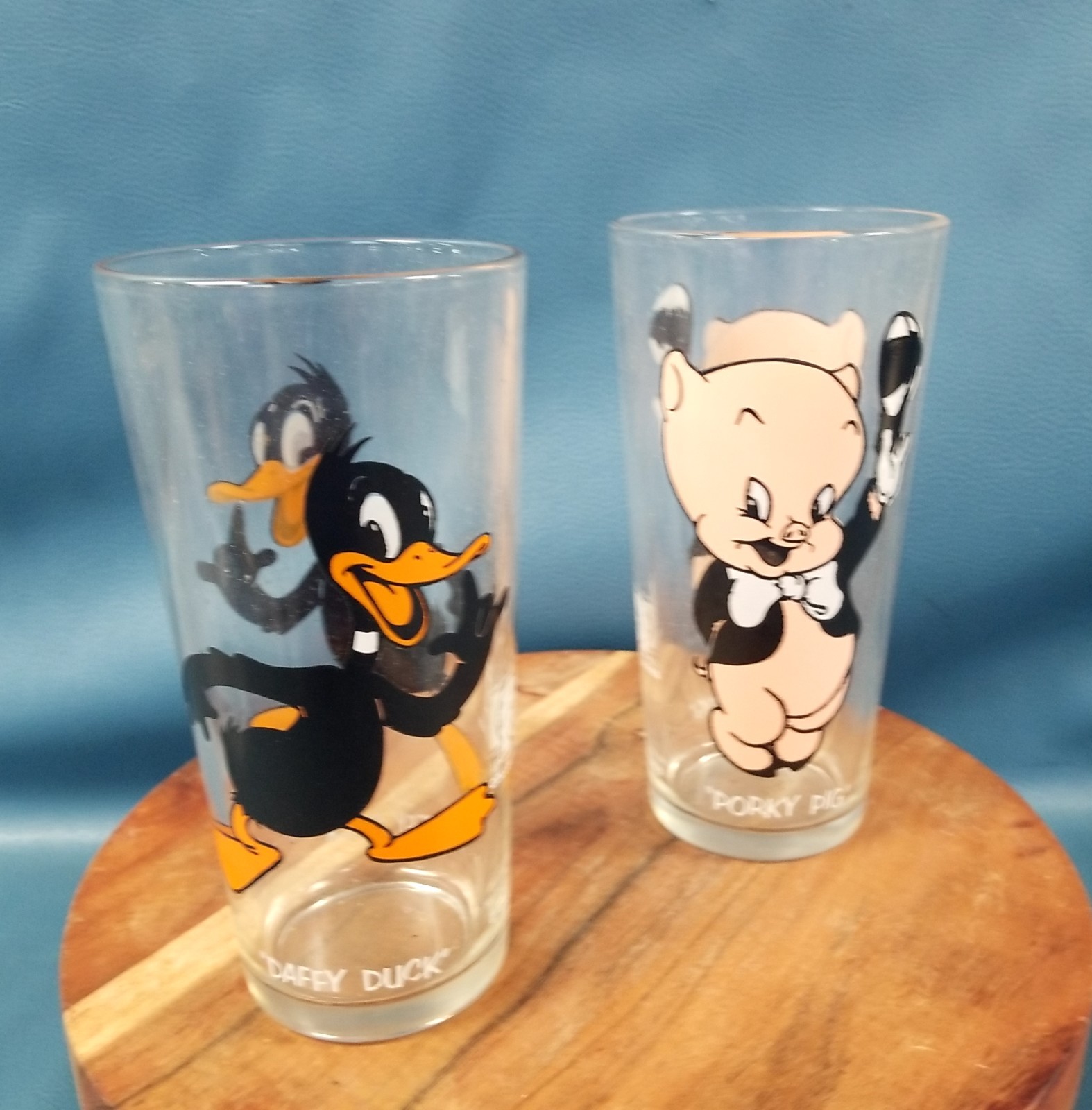 VTG Set Of 2-1973 Pepsi Collector Series Warner Bros. Looney Tunes Glasses 6\