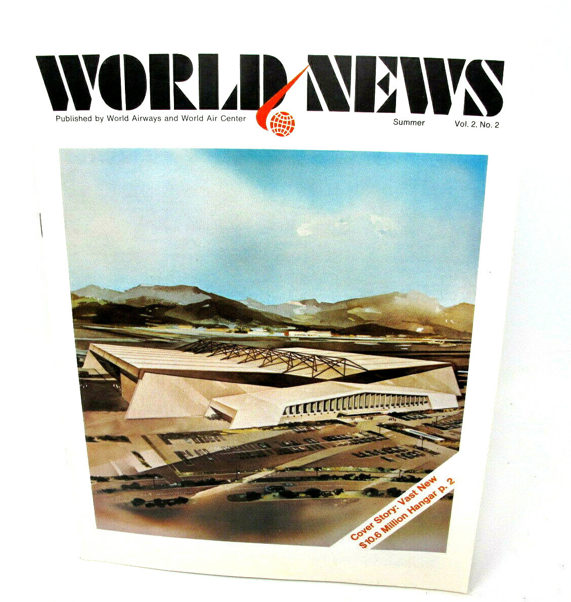 1966 World Airways Airline News Magazine Hawaii Boeing Admiral Eickover Names